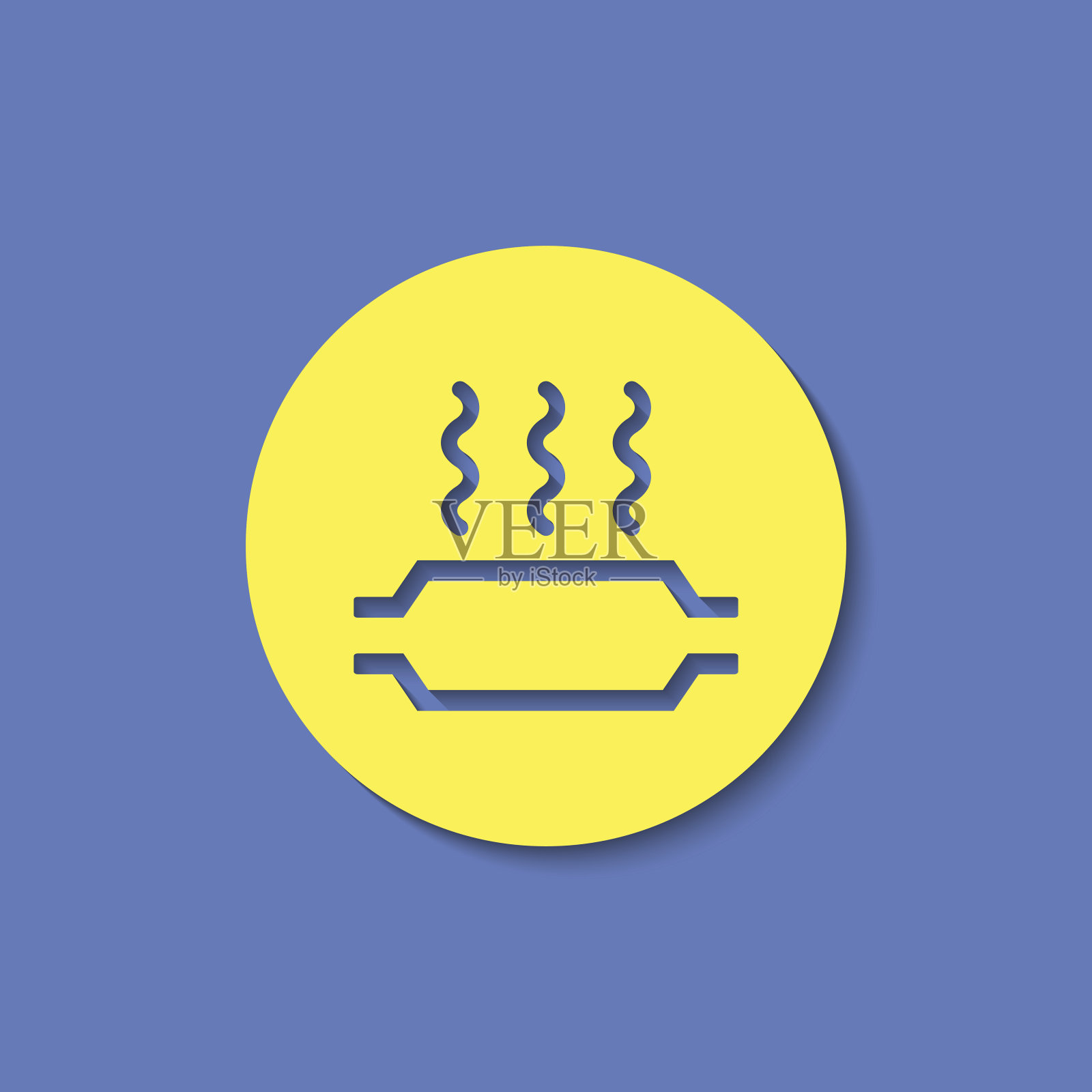 催化转化器过热警告矢量HMI仪表盘扁平图标插画图片素材