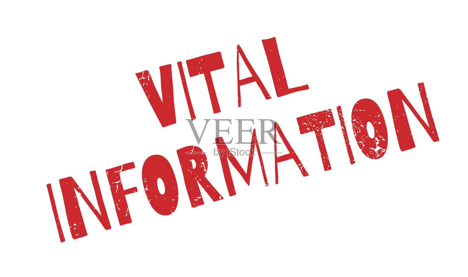 重要信息橡胶印章插画图片素材