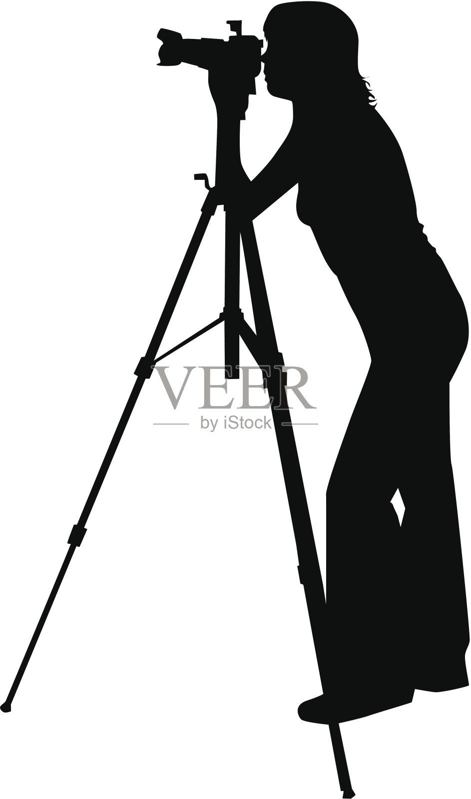 摄影师插画图片素材