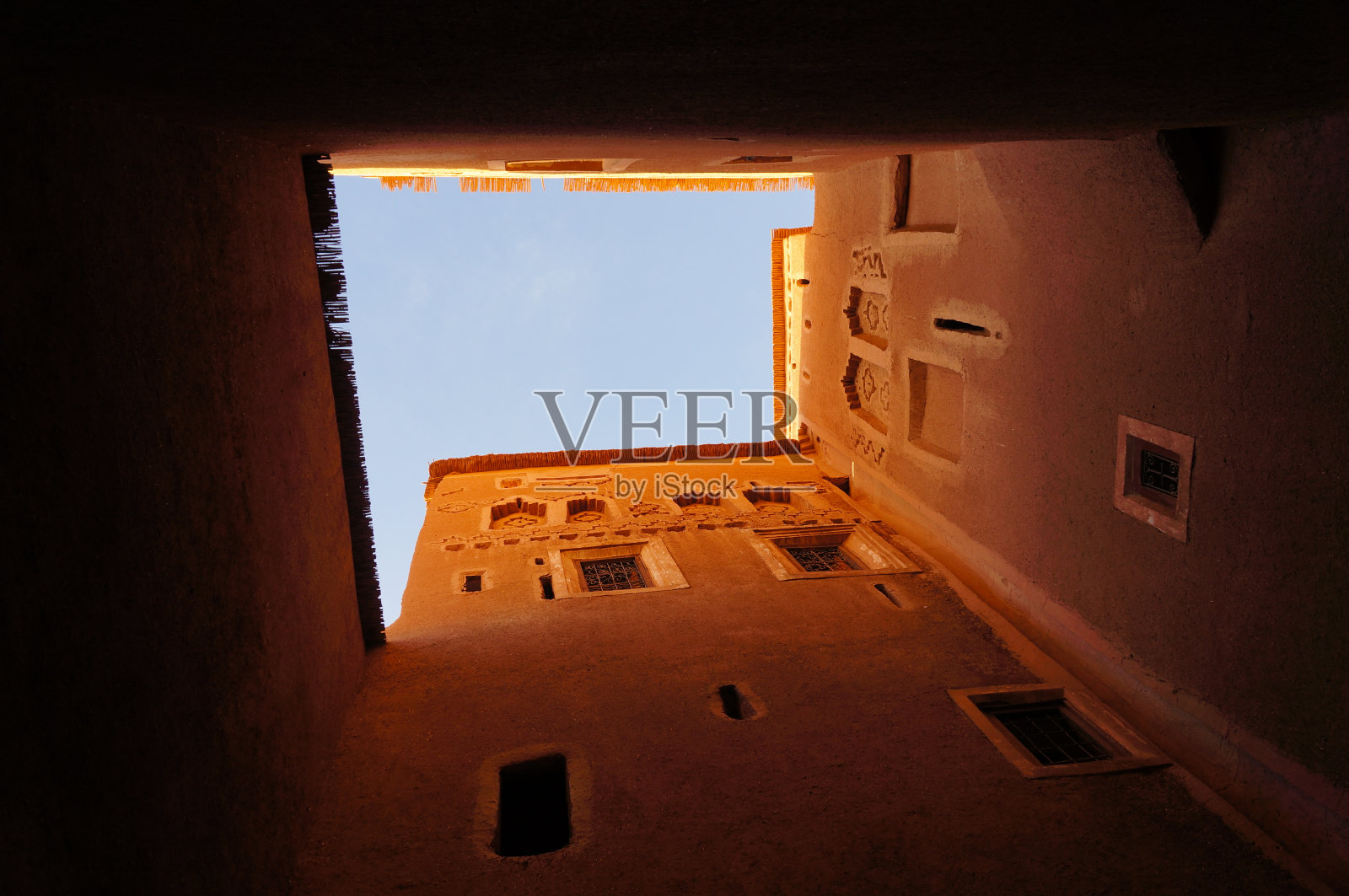 taurirt Kasbah，摩洛哥Ouarzazate。照片摄影图片