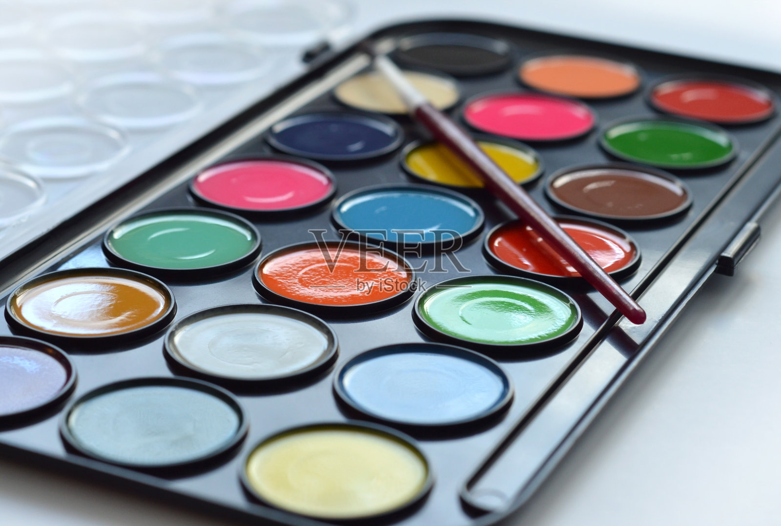 孩子的调色板照片摄影图片