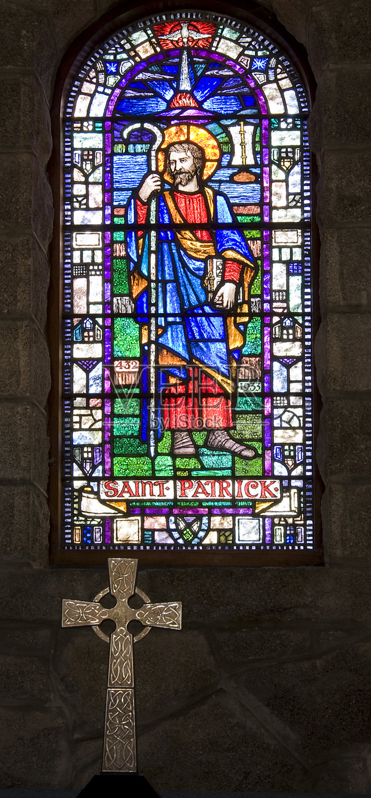 圣帕特里克十字照片摄影图片