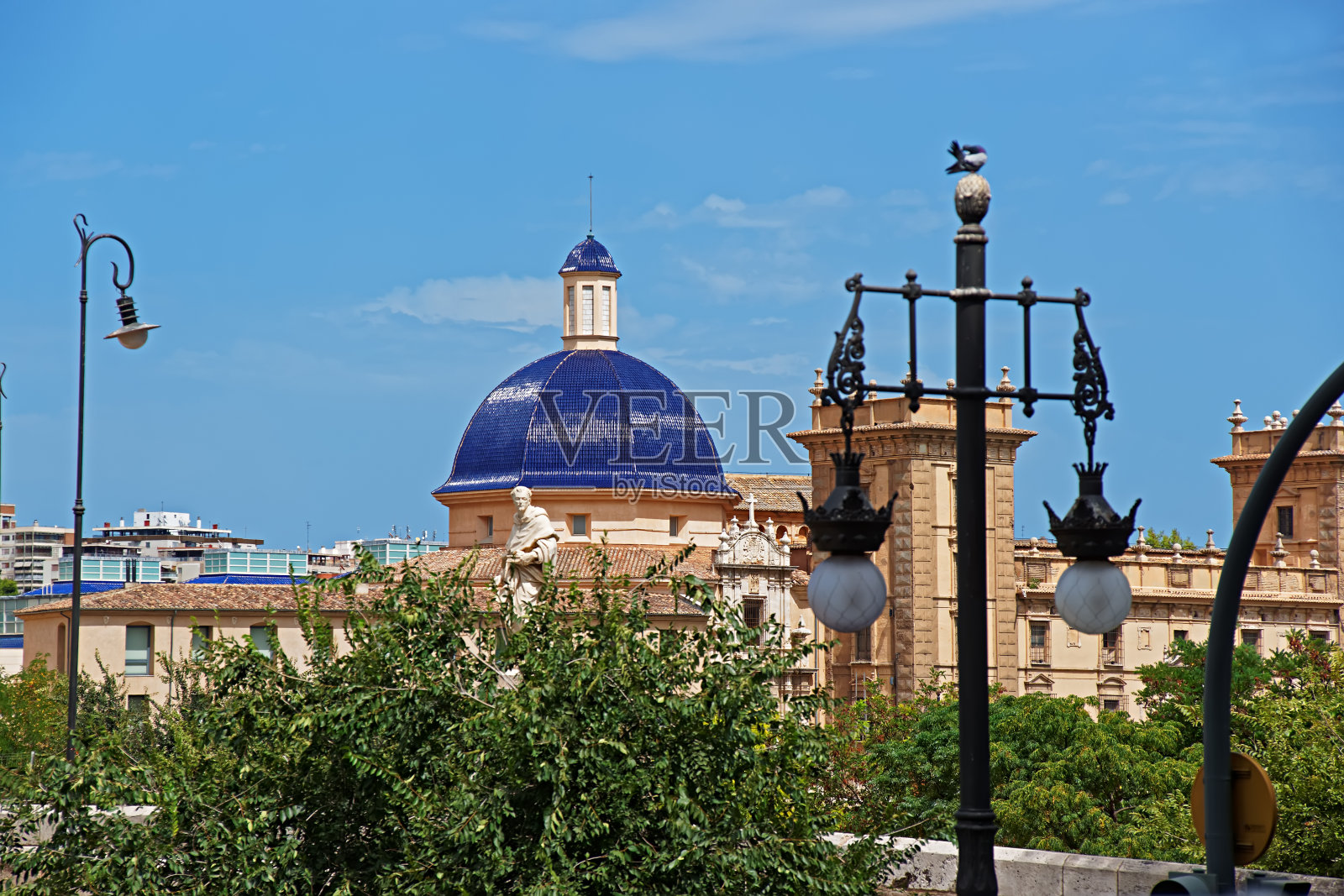 瓦伦西亚卡门教堂照片摄影图片