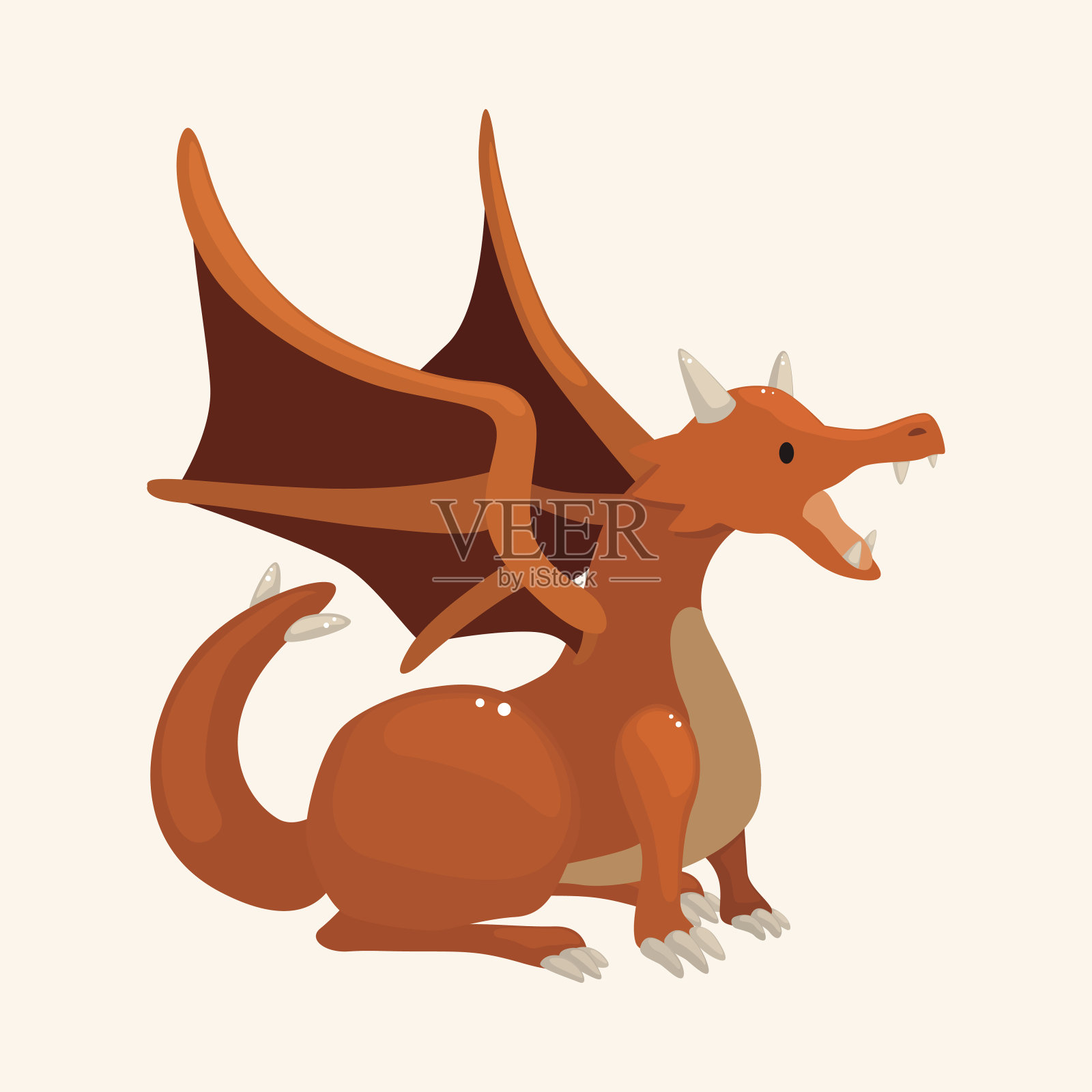 龙的主题元素插画图片素材