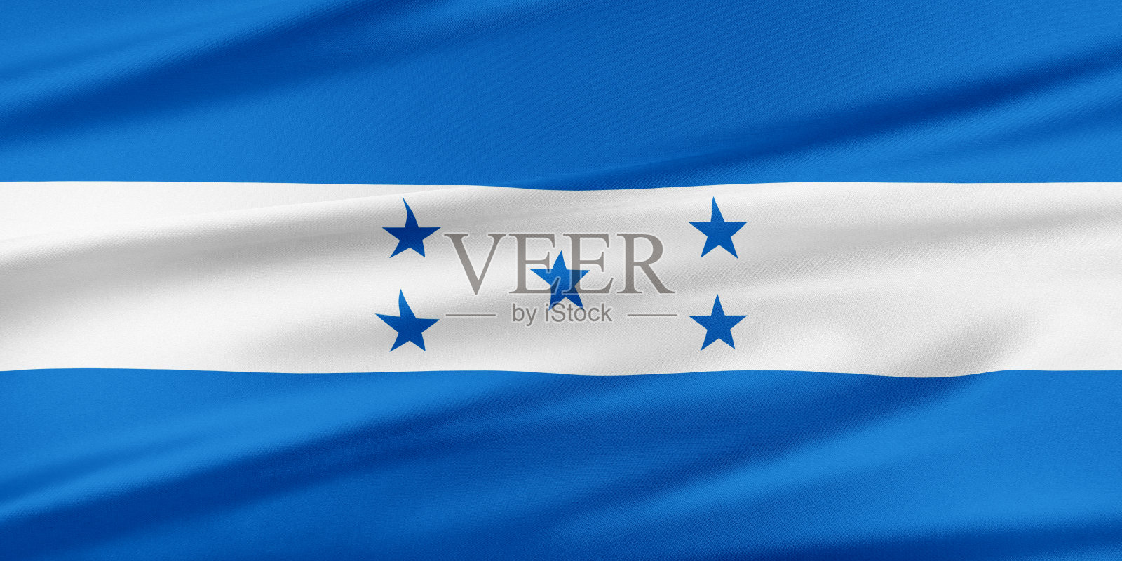 洪都拉斯国旗照片摄影图片