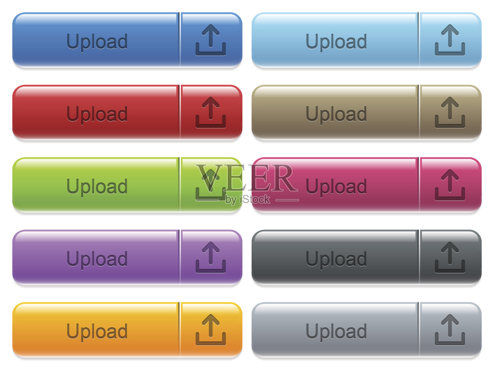 上传标题菜单按钮设置设计元素图片