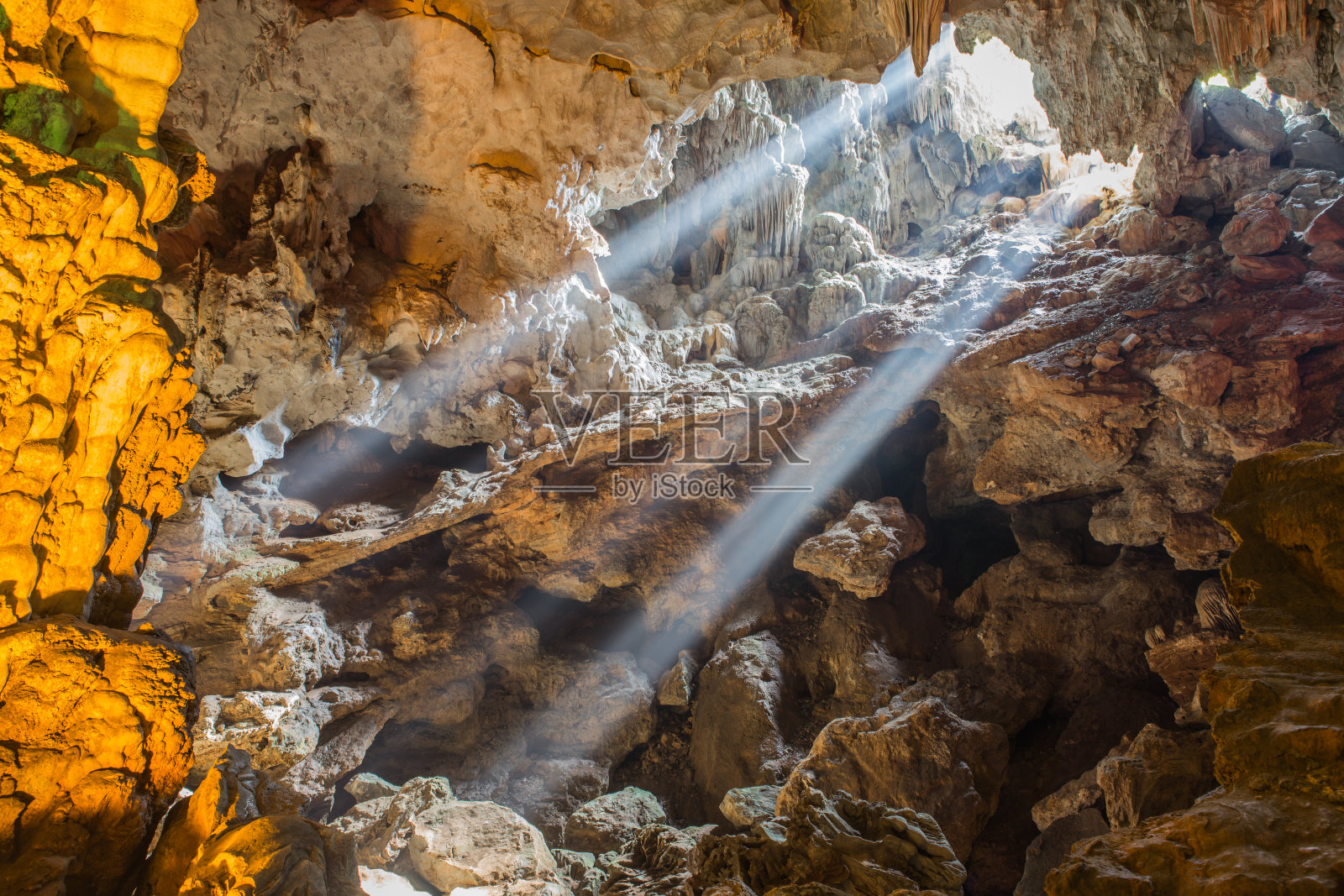 下龙湾洞照片摄影图片