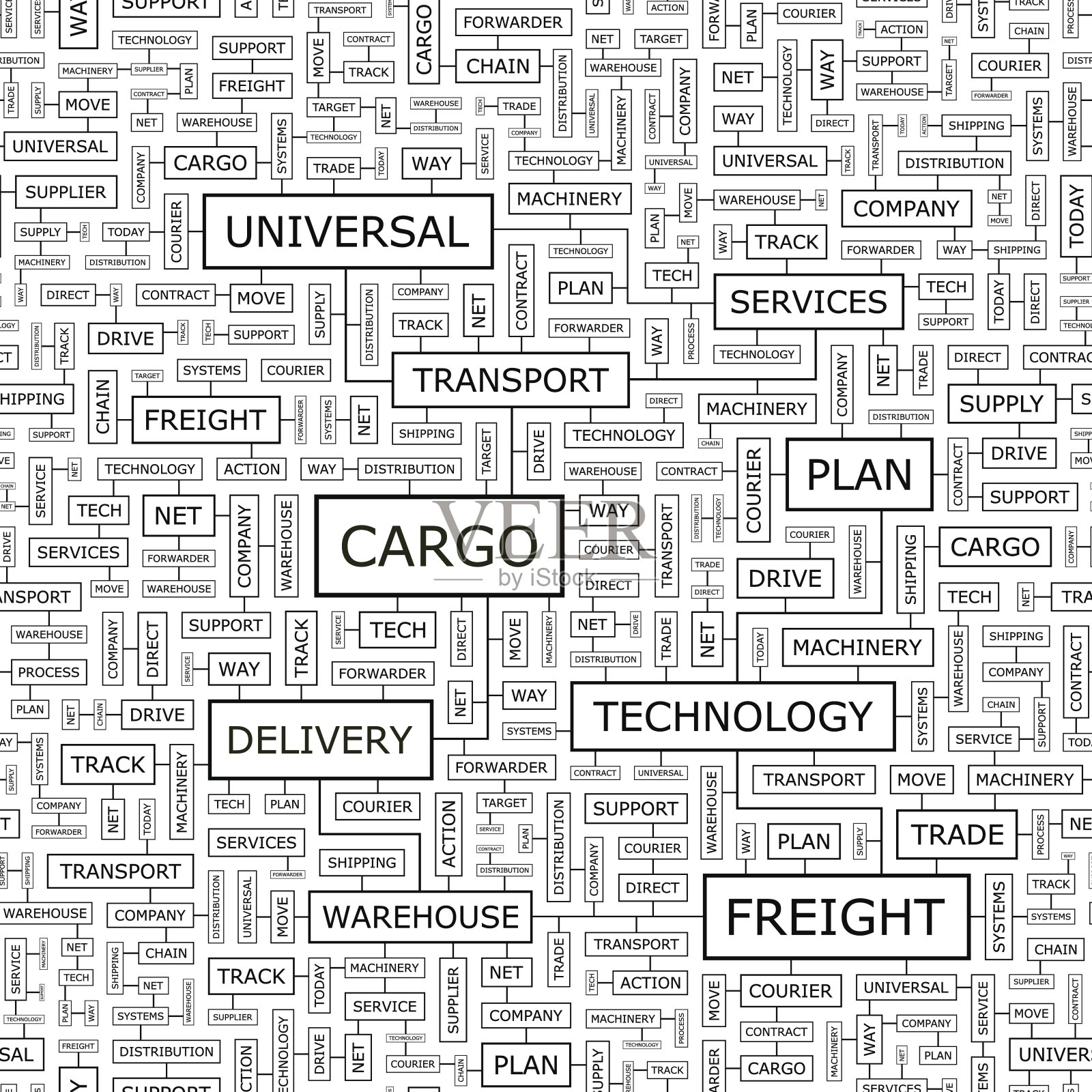 货物插画图片素材