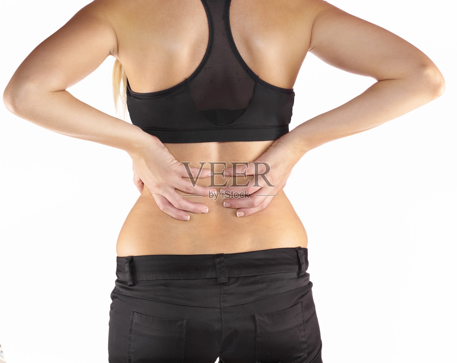 两个手心在背后的女人照片摄影图片