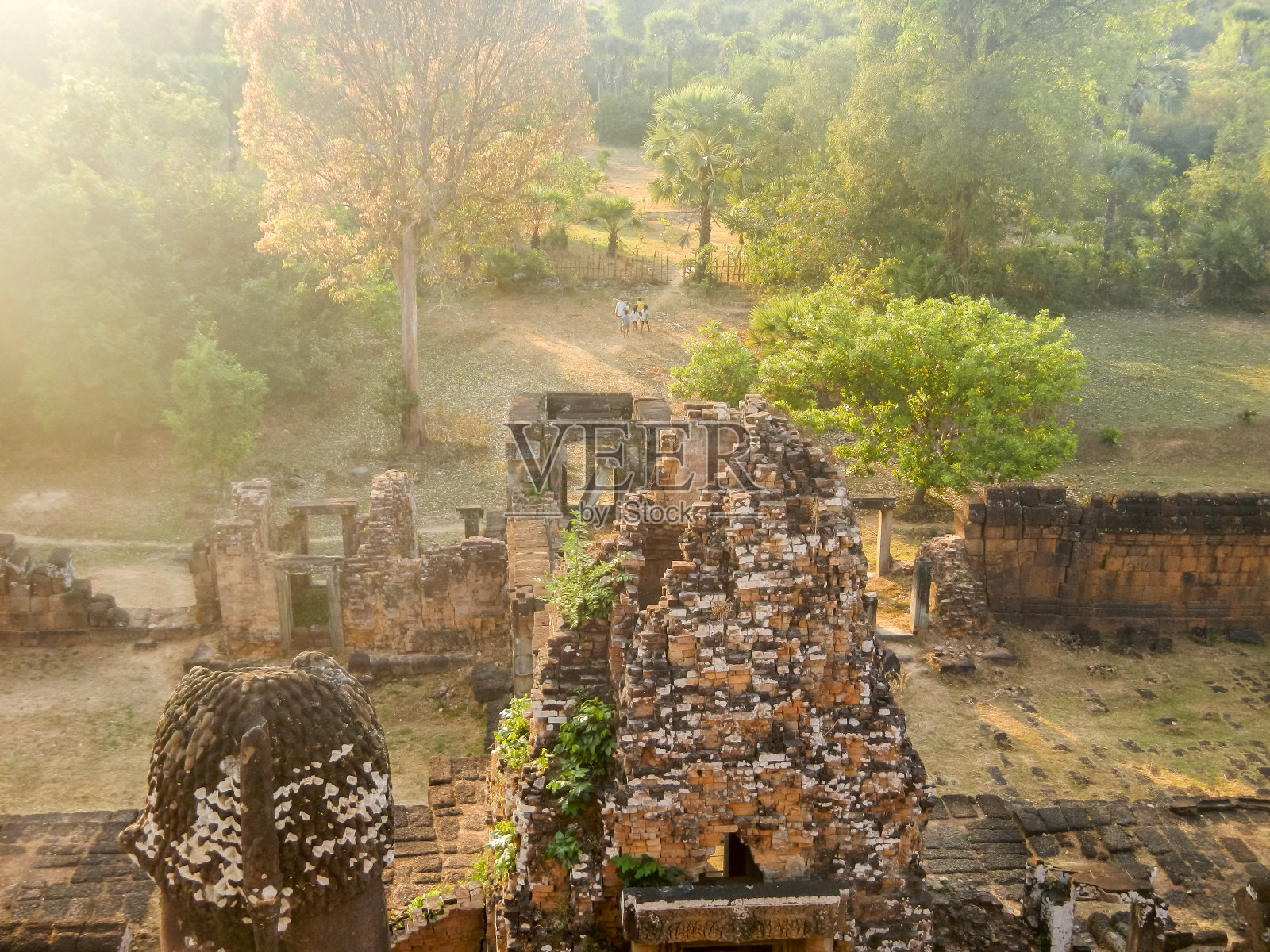 柬埔寨儿童在prerup游戏照片摄影图片