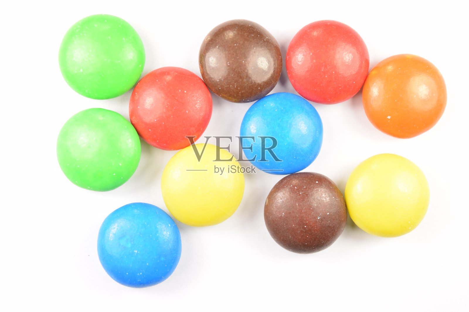 五彩缤纷的糖果。照片摄影图片