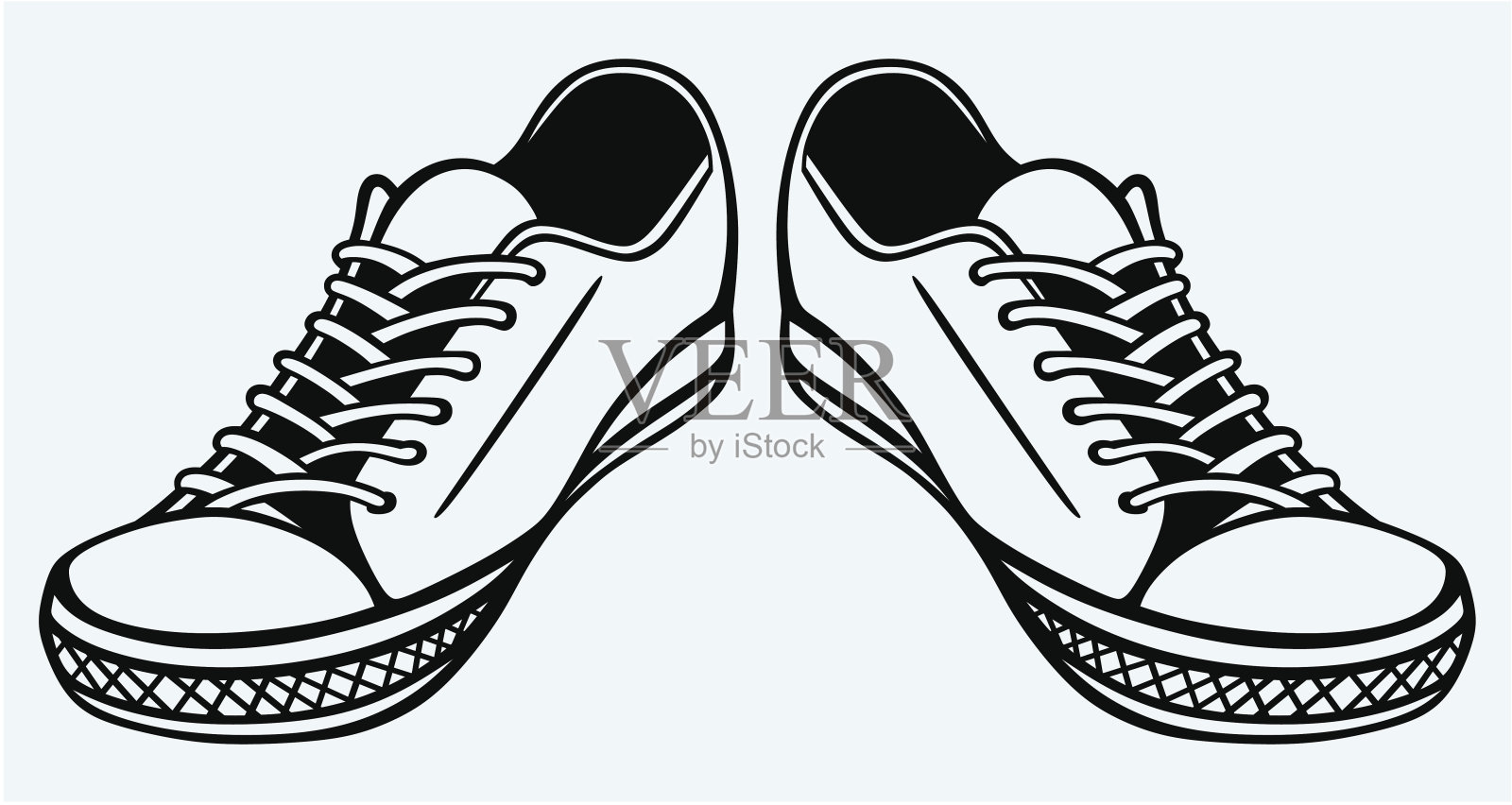 复古的鞋子插画图片素材