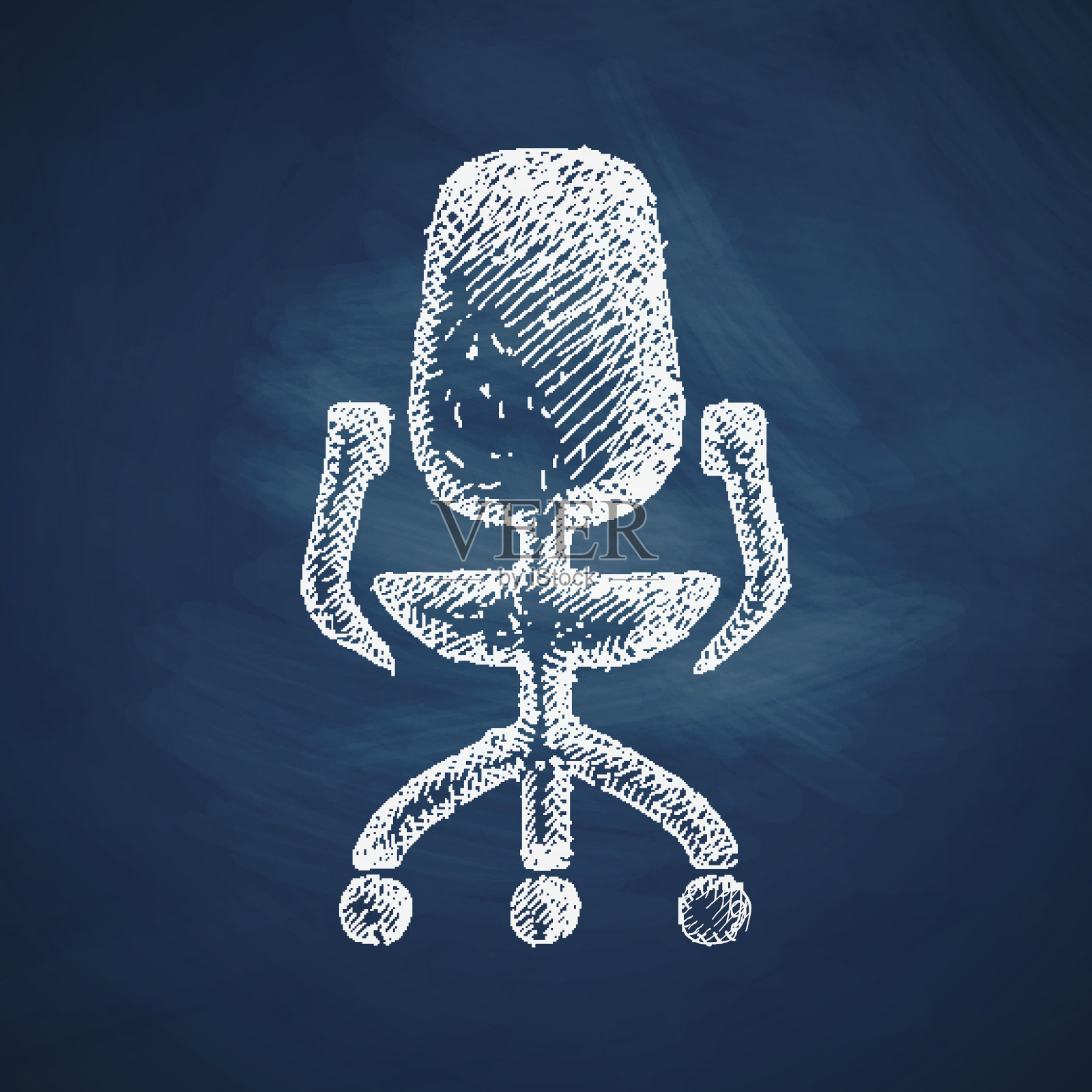 办公椅的图标插画图片素材