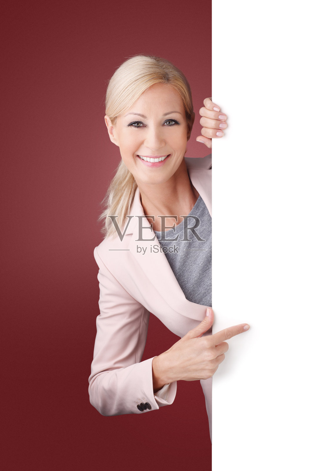 女人的广告牌照片摄影图片