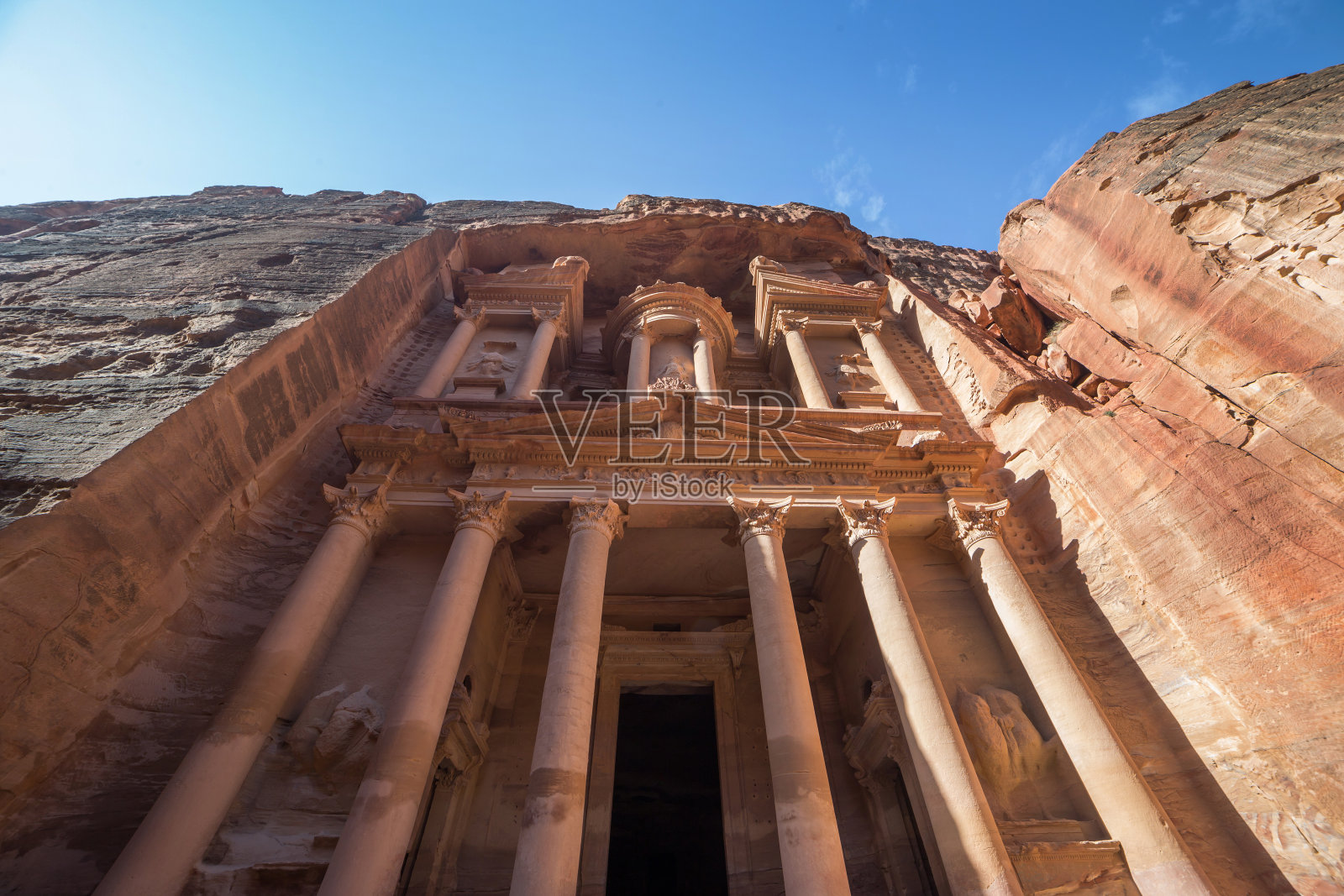 约旦佩特拉古庙照片摄影图片