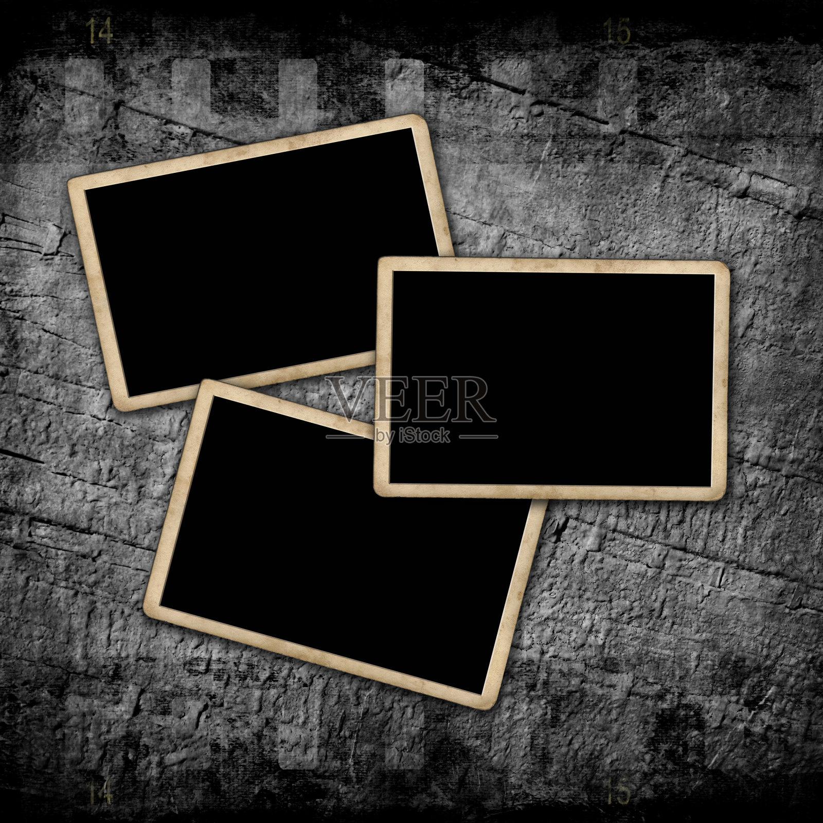 墙上的黑色相框照片摄影图片
