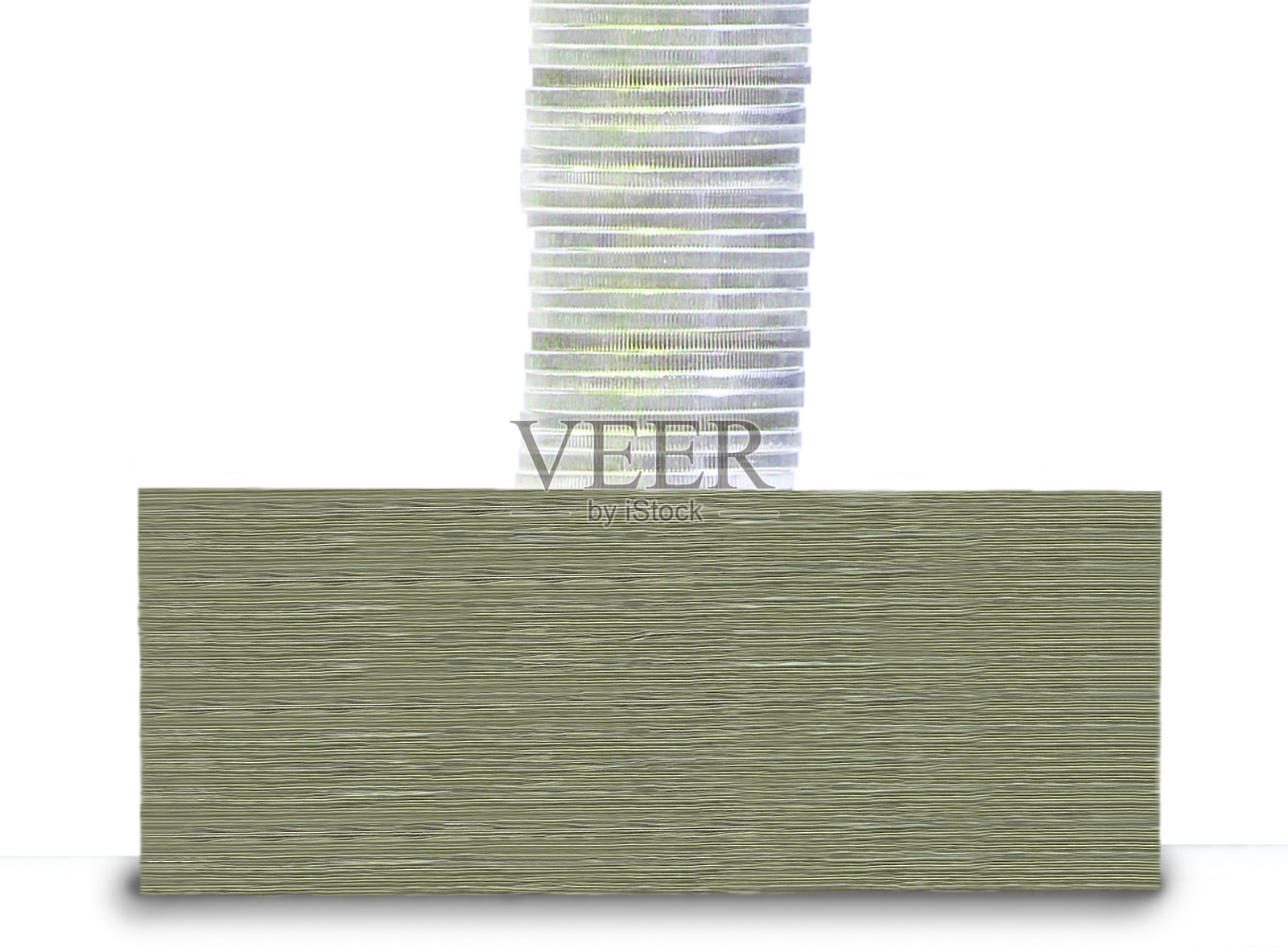 通货膨胀使银币的价值上升照片摄影图片