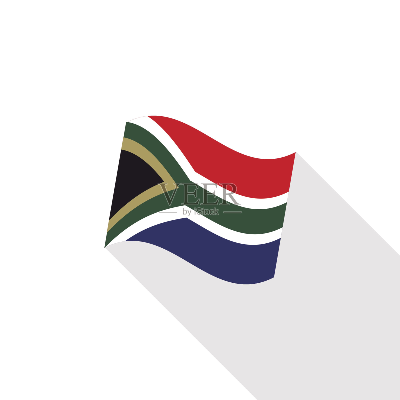 南美的旗帜插画图片素材