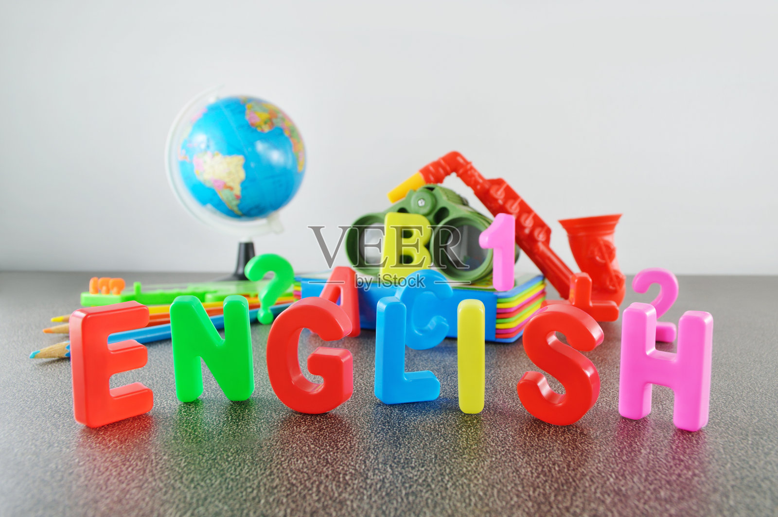 学习英语概念形象照片摄影图片