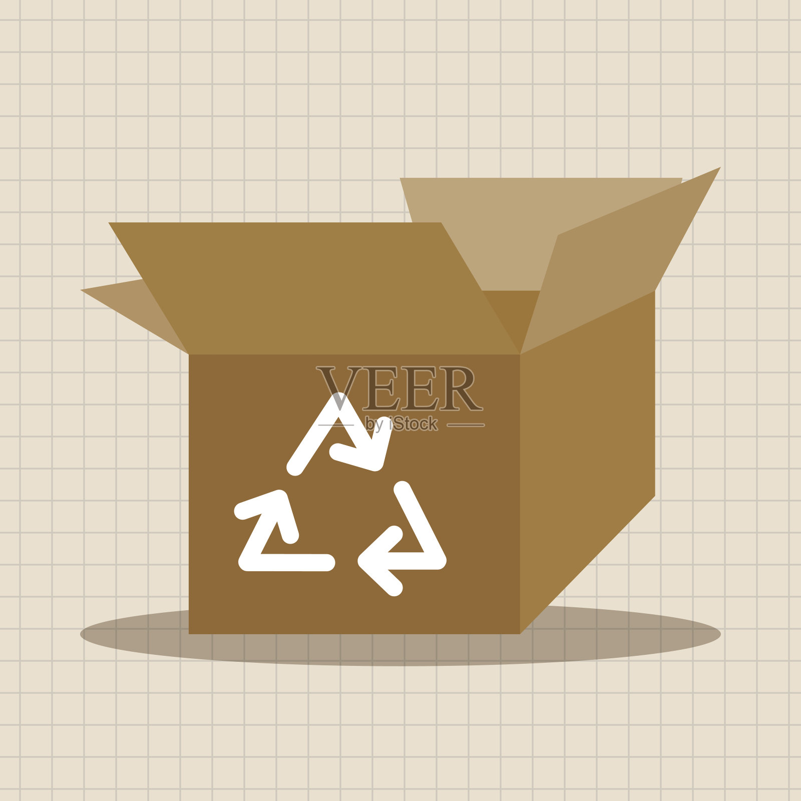 环保理念主题元素，做循环利用插画图片素材