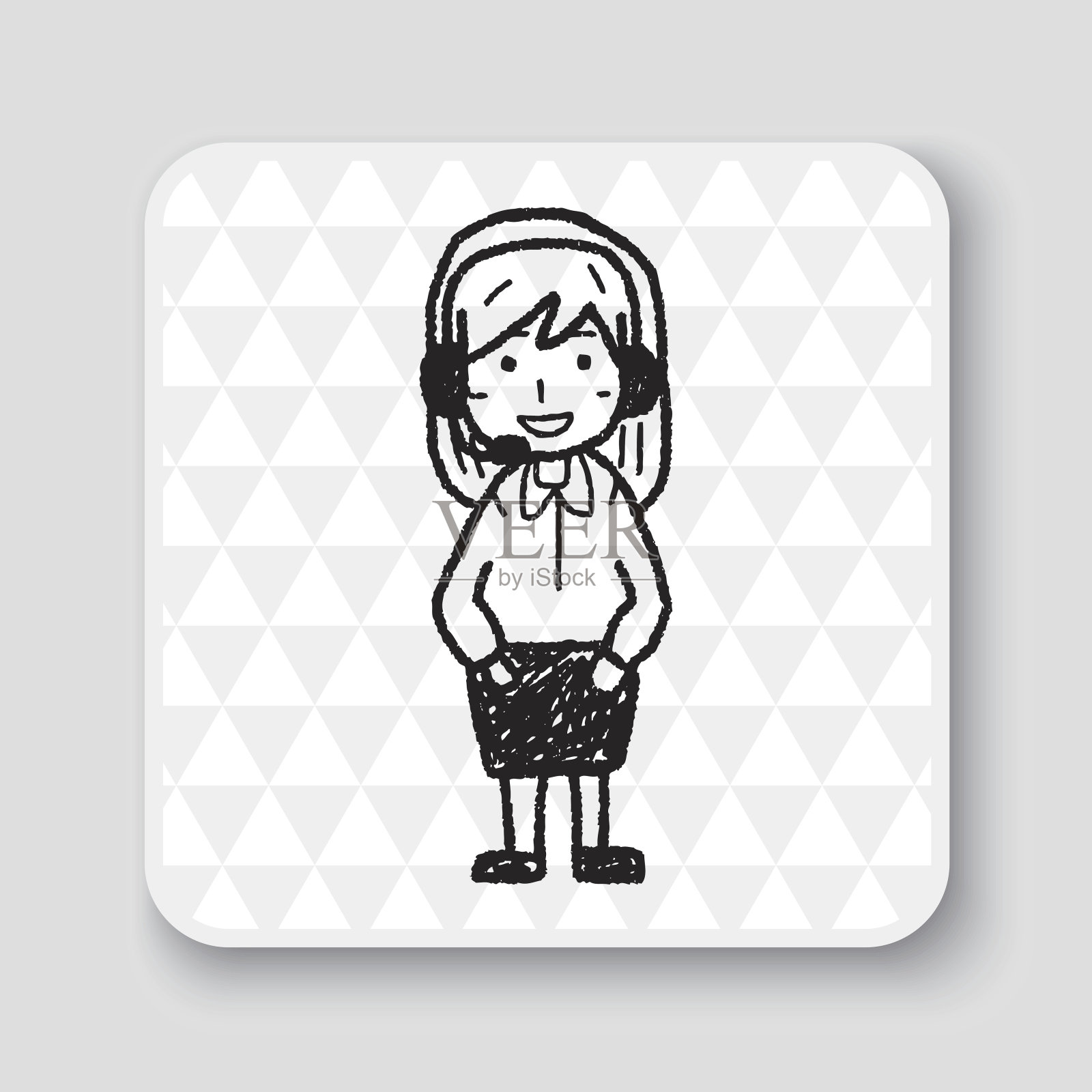 服务涂鸦设计元素图片