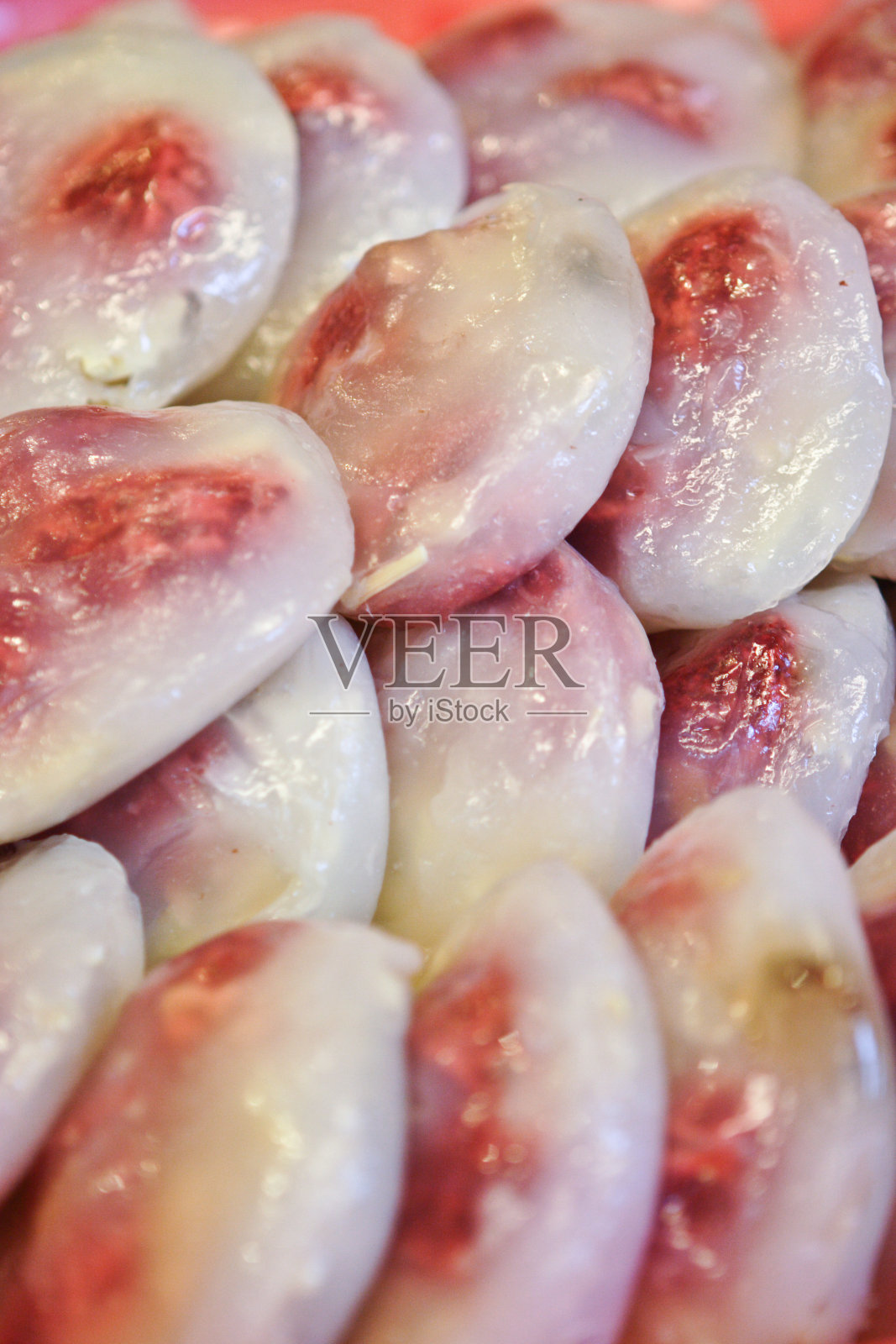 肉圆或肉圆，肉丸汤圆。台湾菜，台北，台湾照片摄影图片