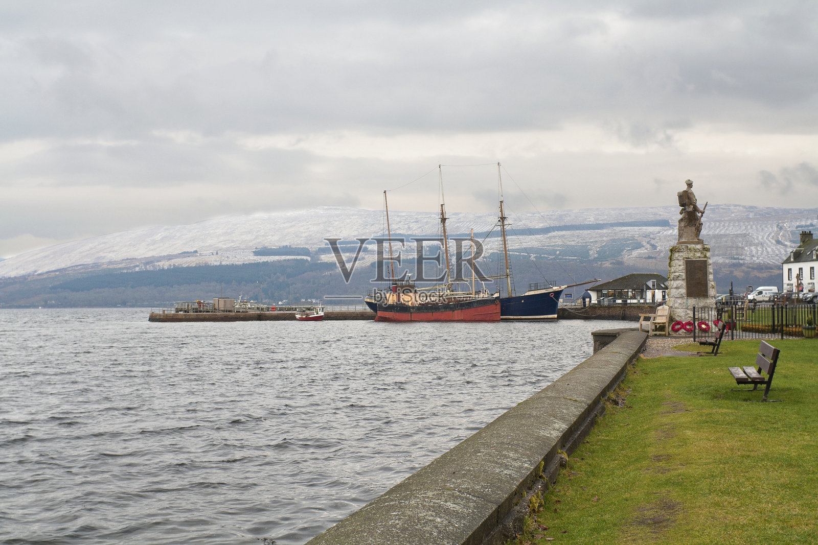 因维拉雷， 苏格兰照片摄影图片