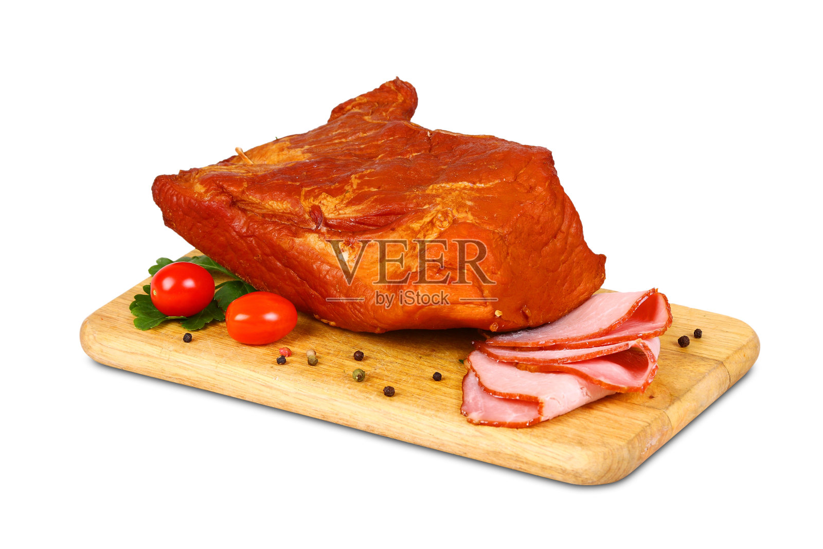 盛有香料的火腿照片摄影图片