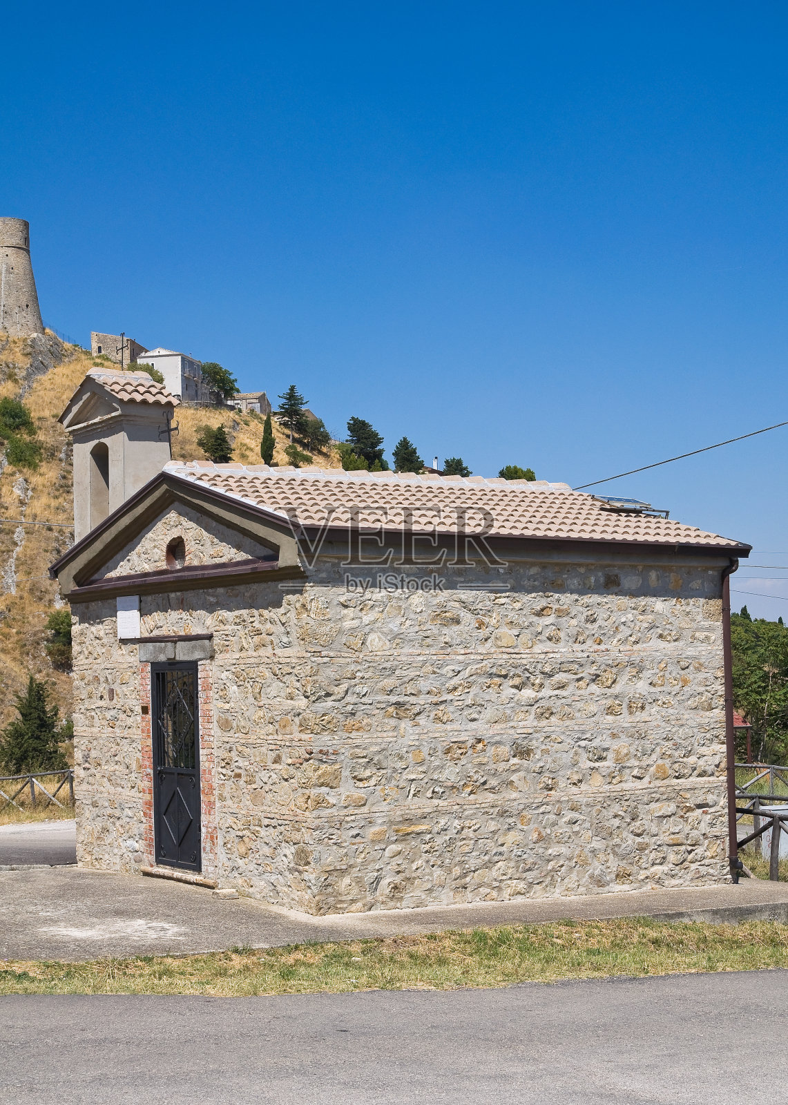 圣赫拉尔多教堂。Deliceto,普利亚区。意大利。照片摄影图片