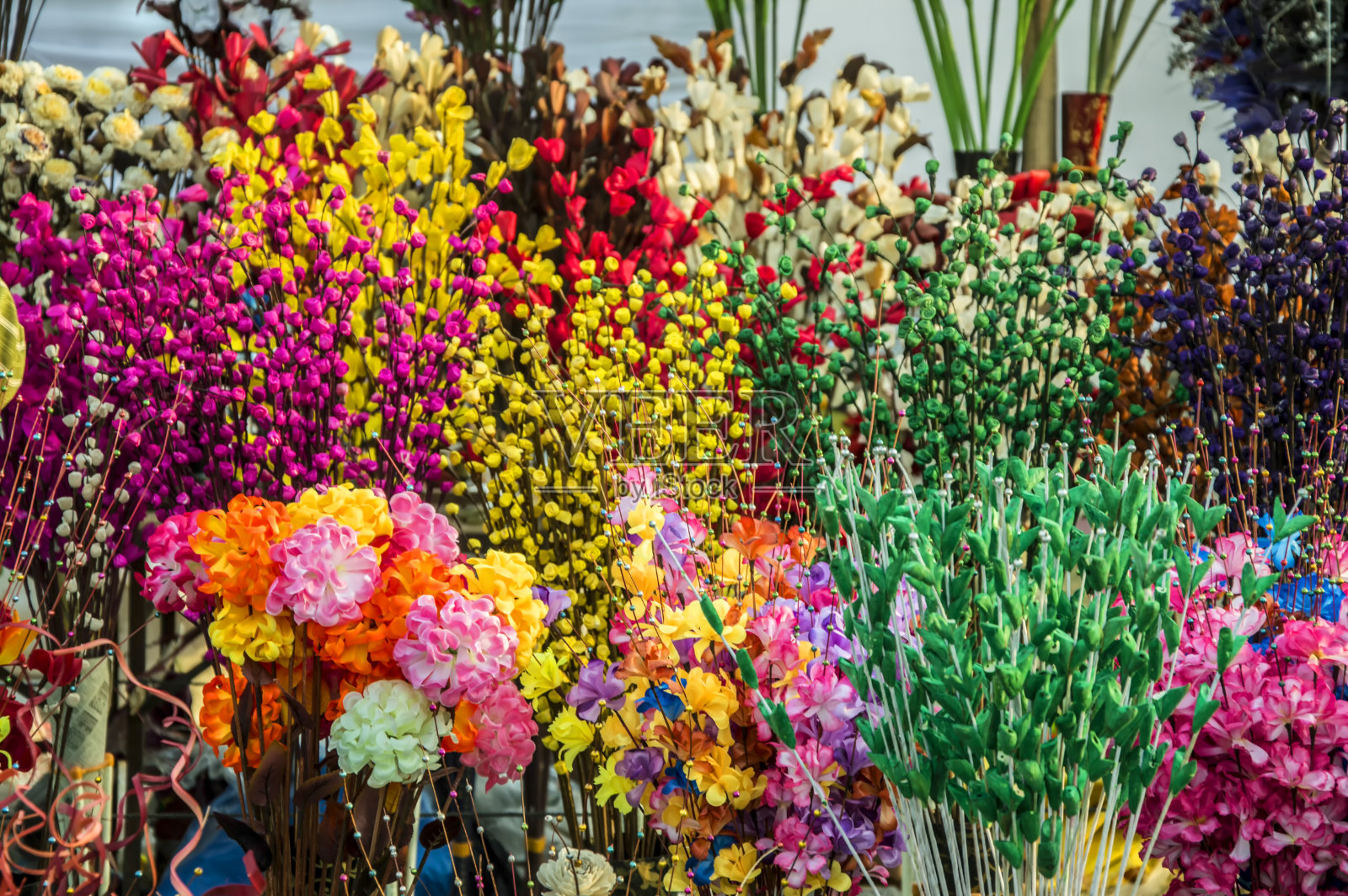 出售人造花照片摄影图片