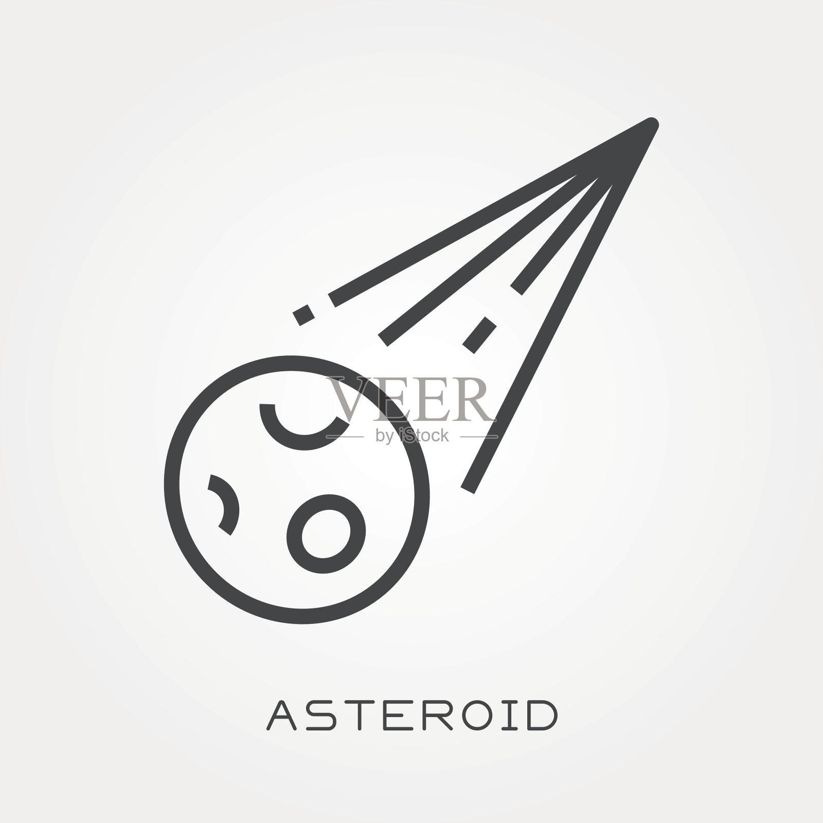 行图标小行星设计元素图片