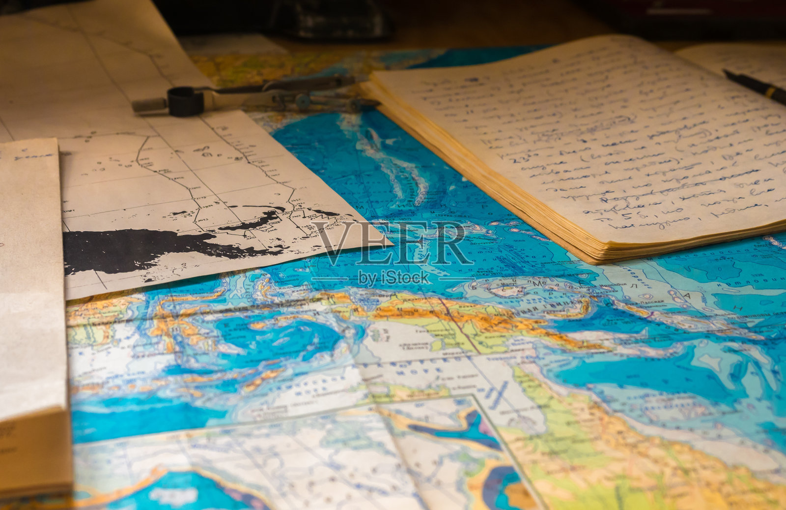 蓝色地图地球仪模式背景照片摄影图片