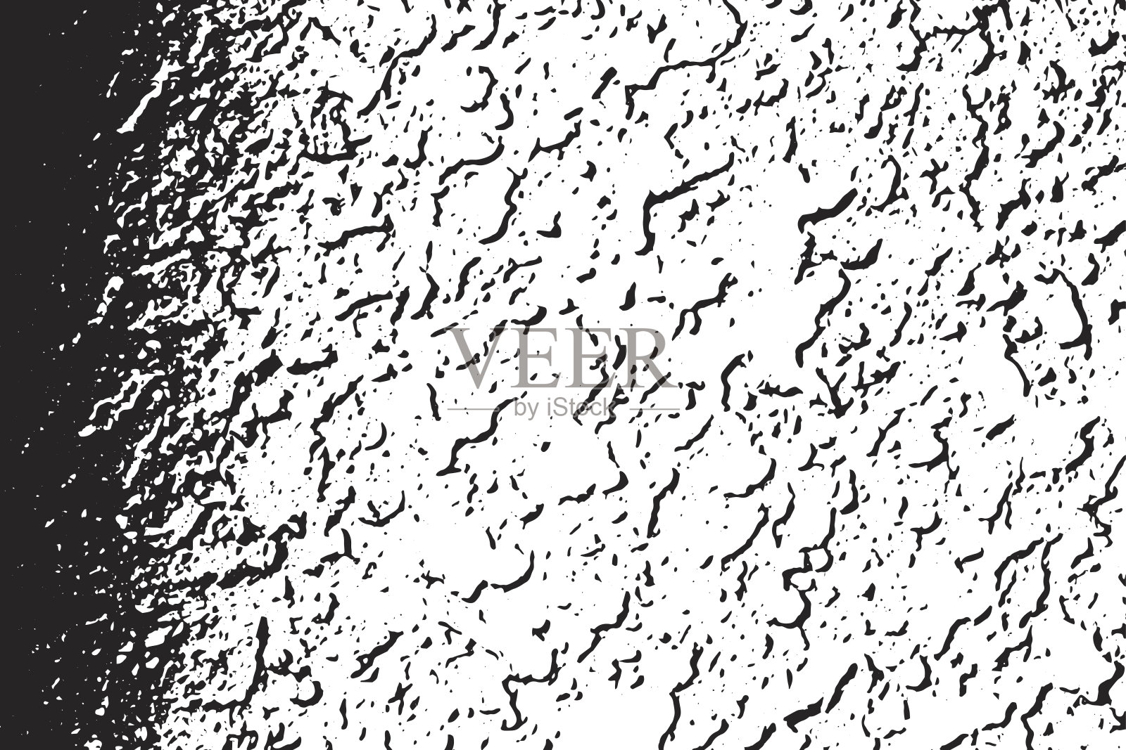 黑色和白色Grunge图案/纹理插画图片素材