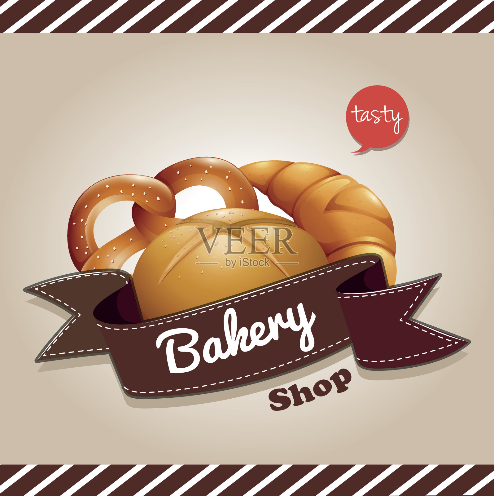 不同的烤面包插画图片素材