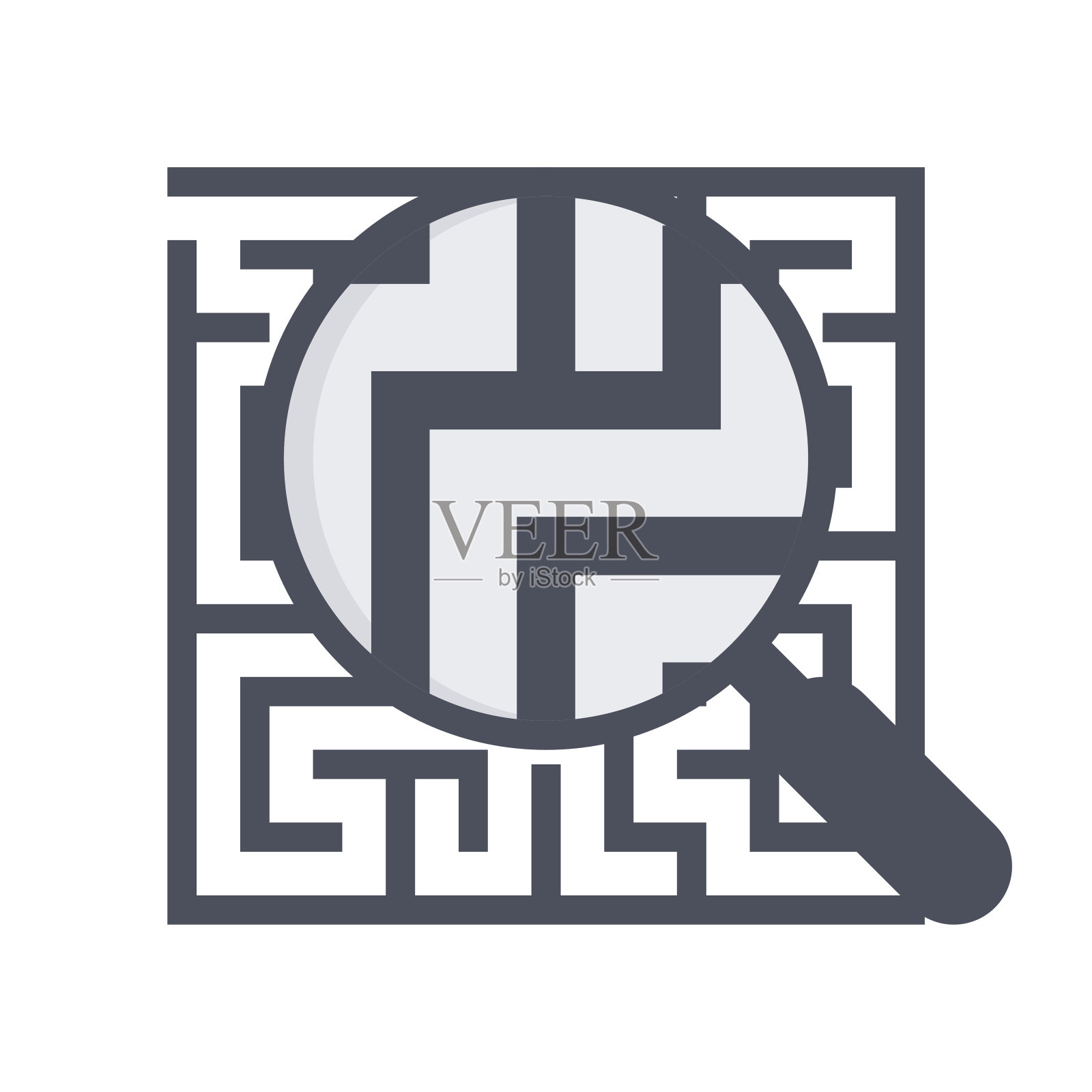 寻找解决方案的概念插画图片素材