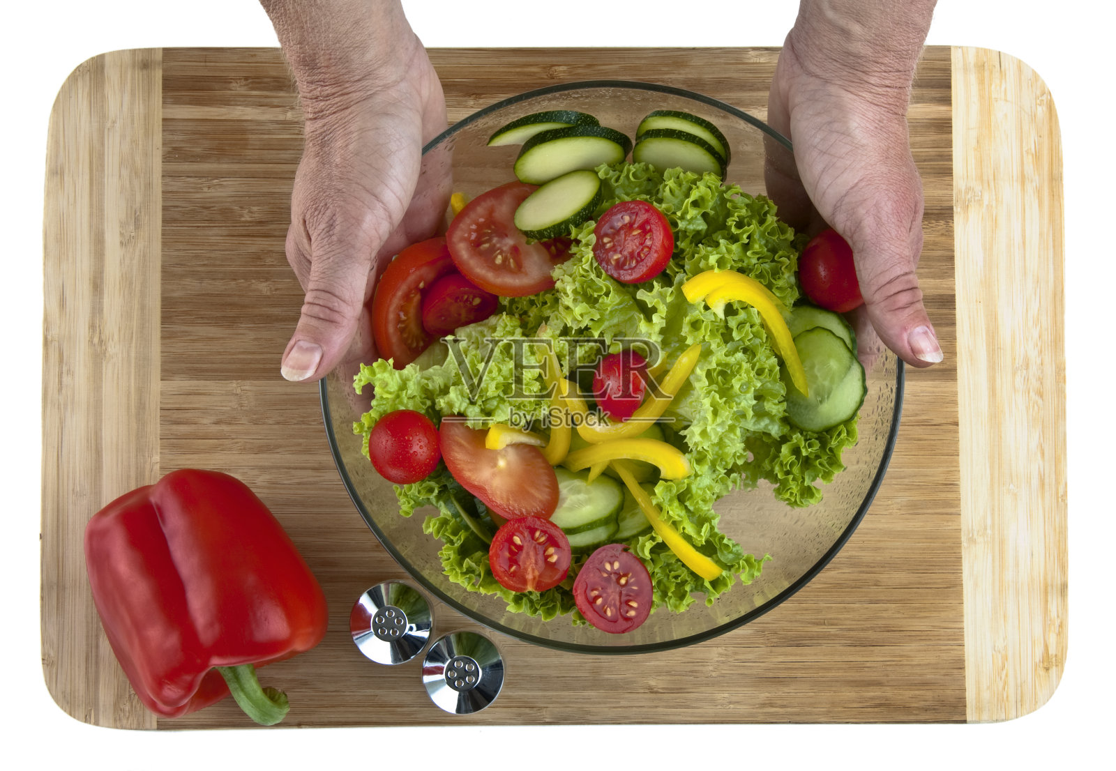 健康沙拉照片摄影图片