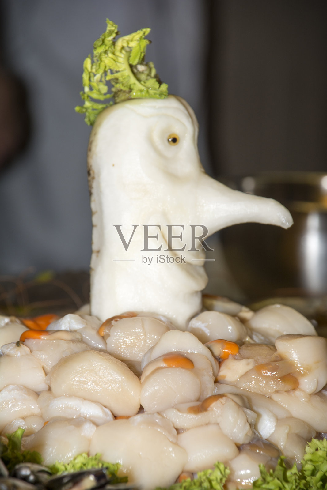 雕刻的水果照片摄影图片