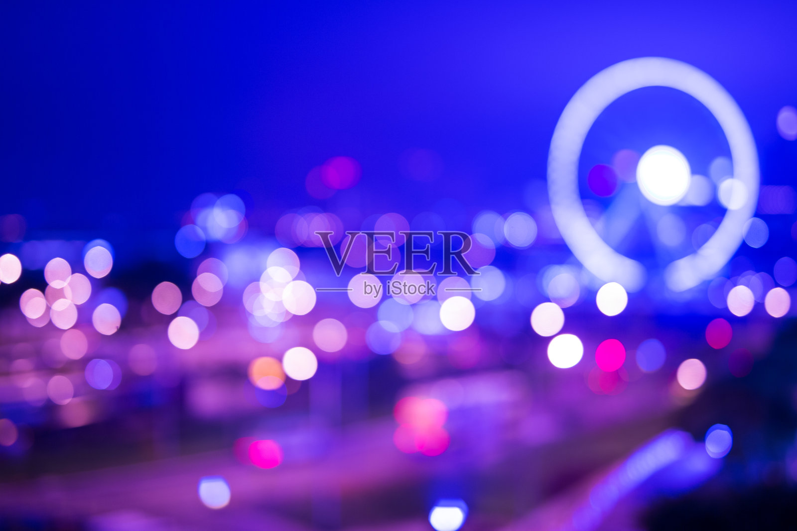 抽象背景与散景光-颜色色调改变照片摄影图片