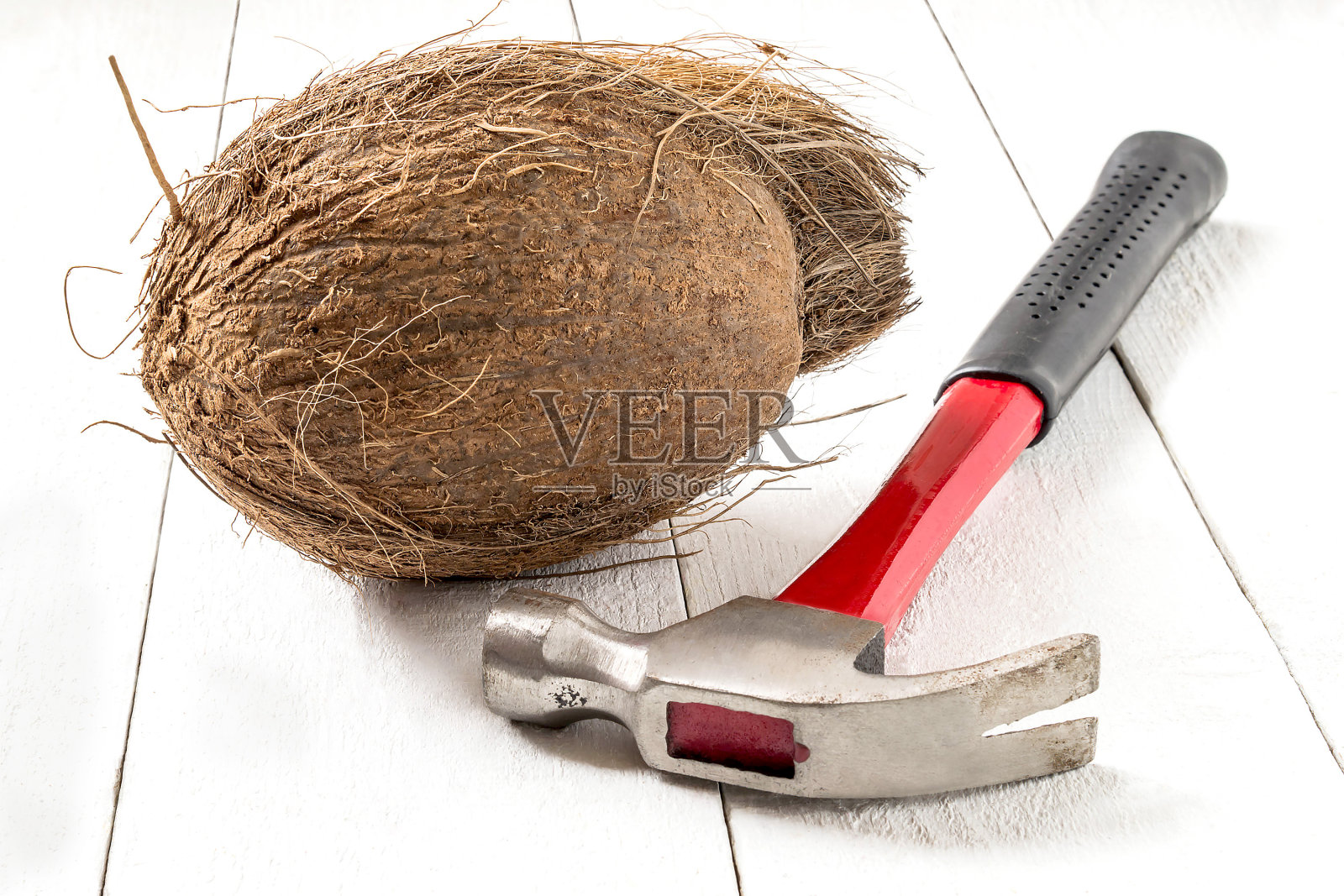 椰子和锤照片摄影图片