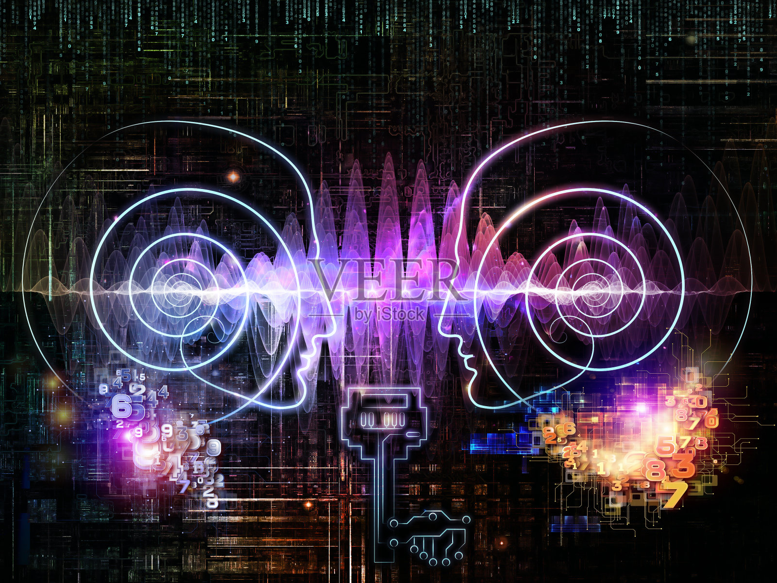 数字化的关键概念照片摄影图片