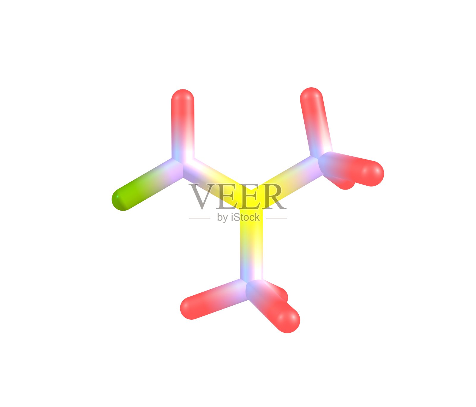 N,N-二甲基甲酰胺分子分离白色背景照片摄影图片