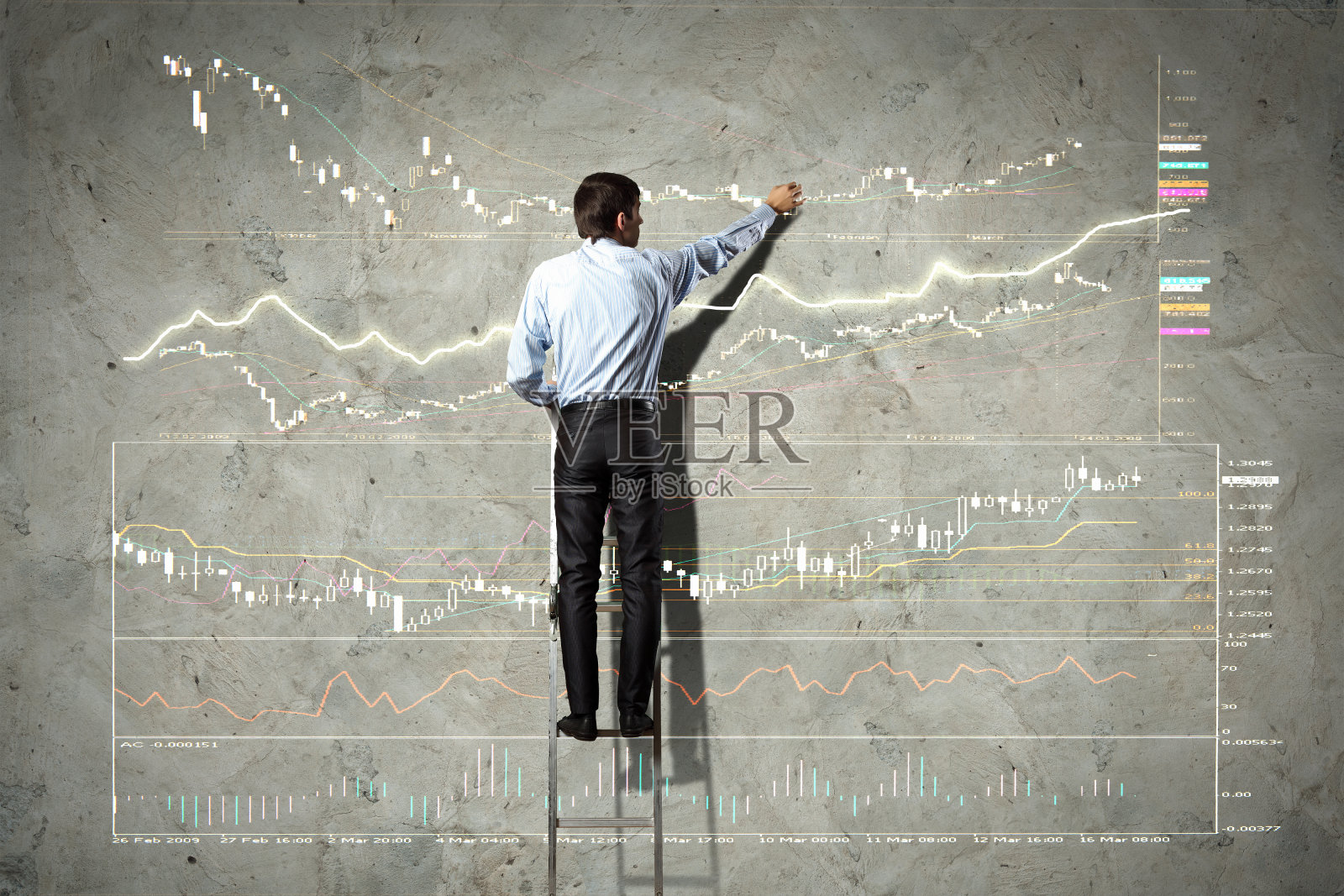 商人绘制图照片摄影图片