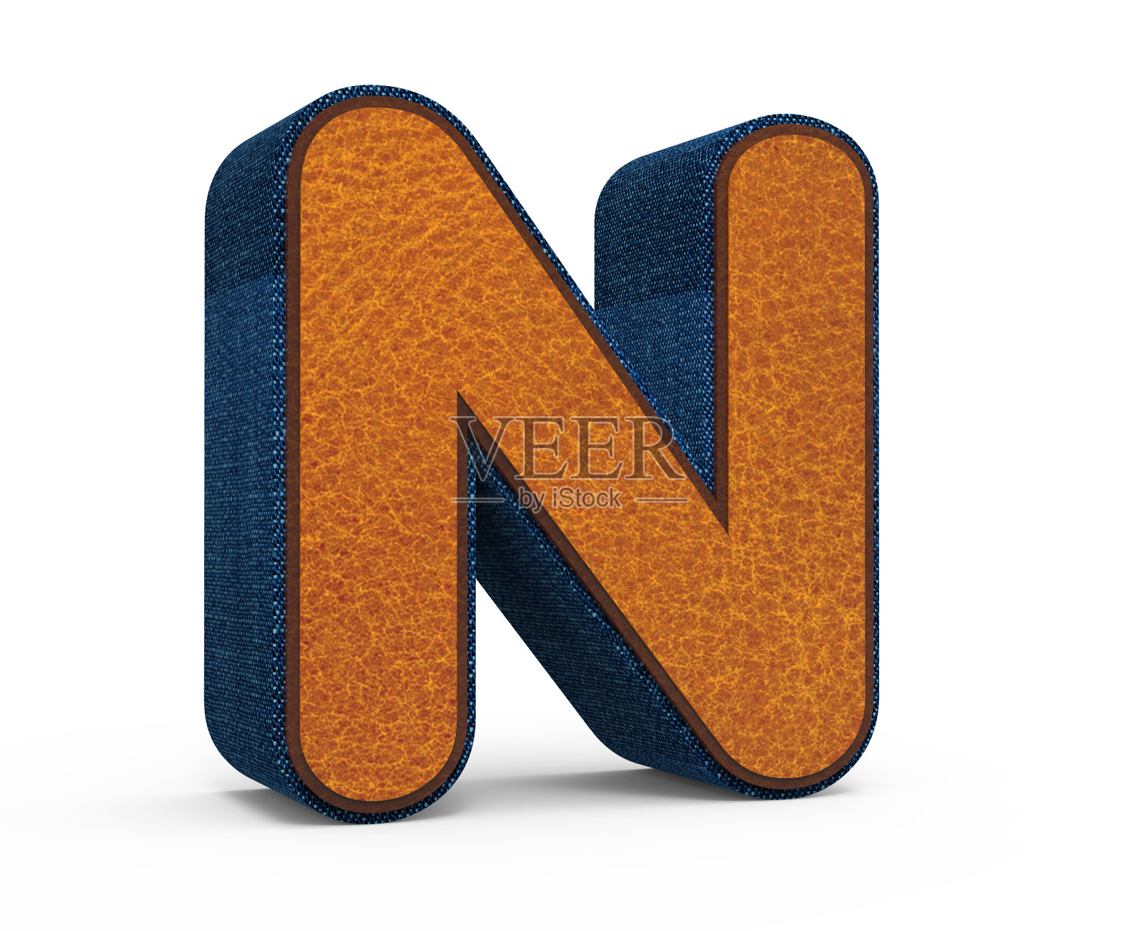 左倾斜字母N照片摄影图片