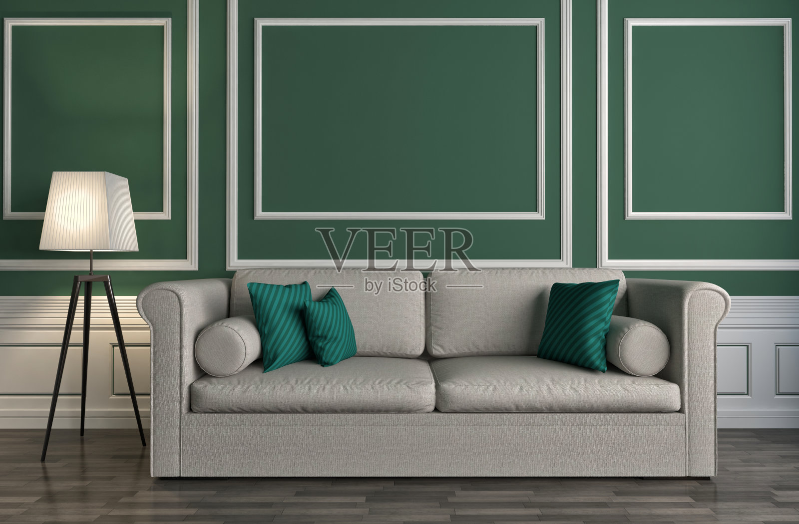 室内用沙发。三维演示照片摄影图片