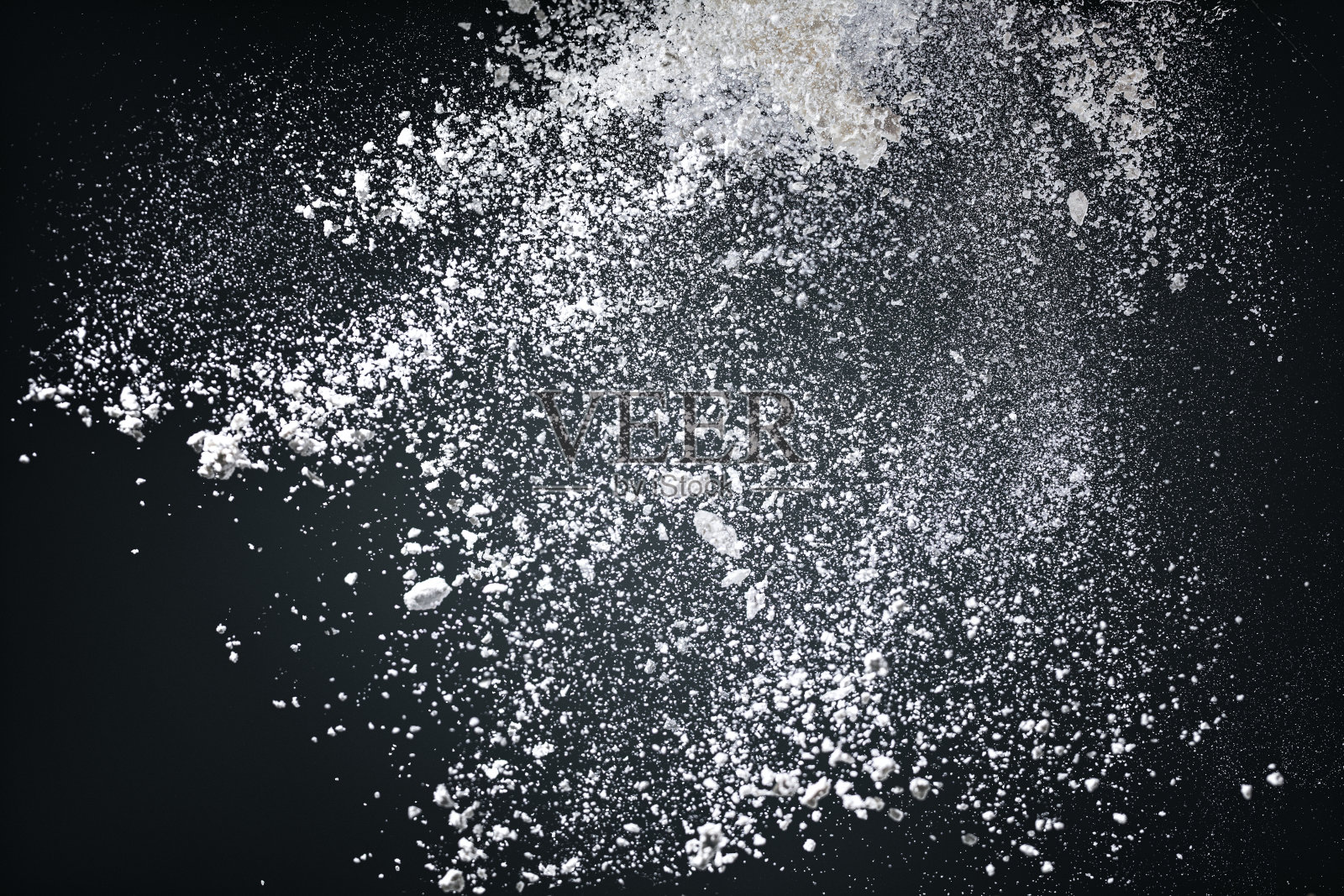 白色粉末云的抽象设计照片摄影图片
