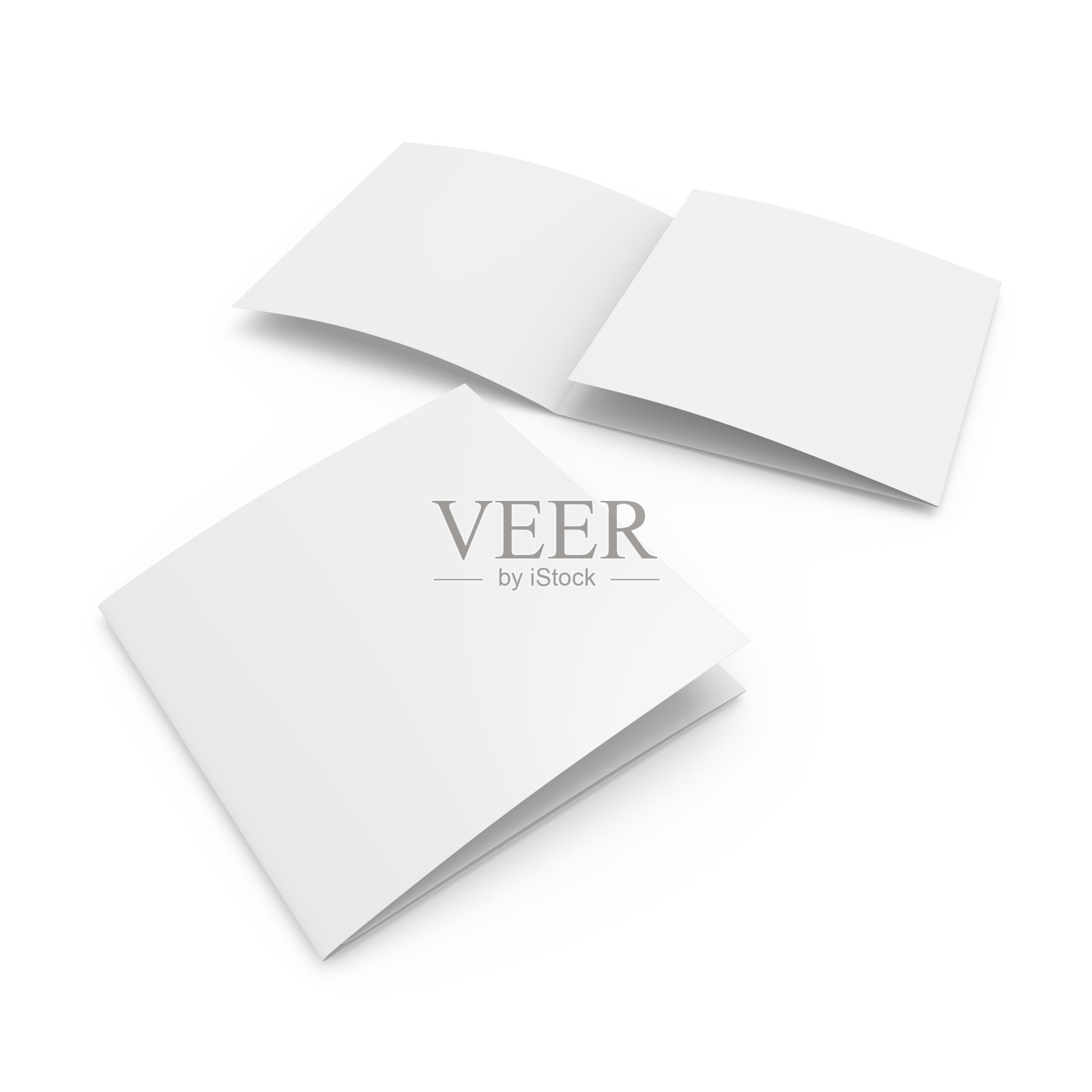 广场上空白的传单照片摄影图片