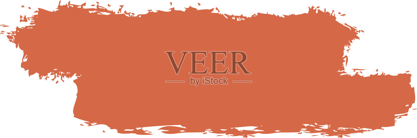 红色笔刷笔画插画图片素材