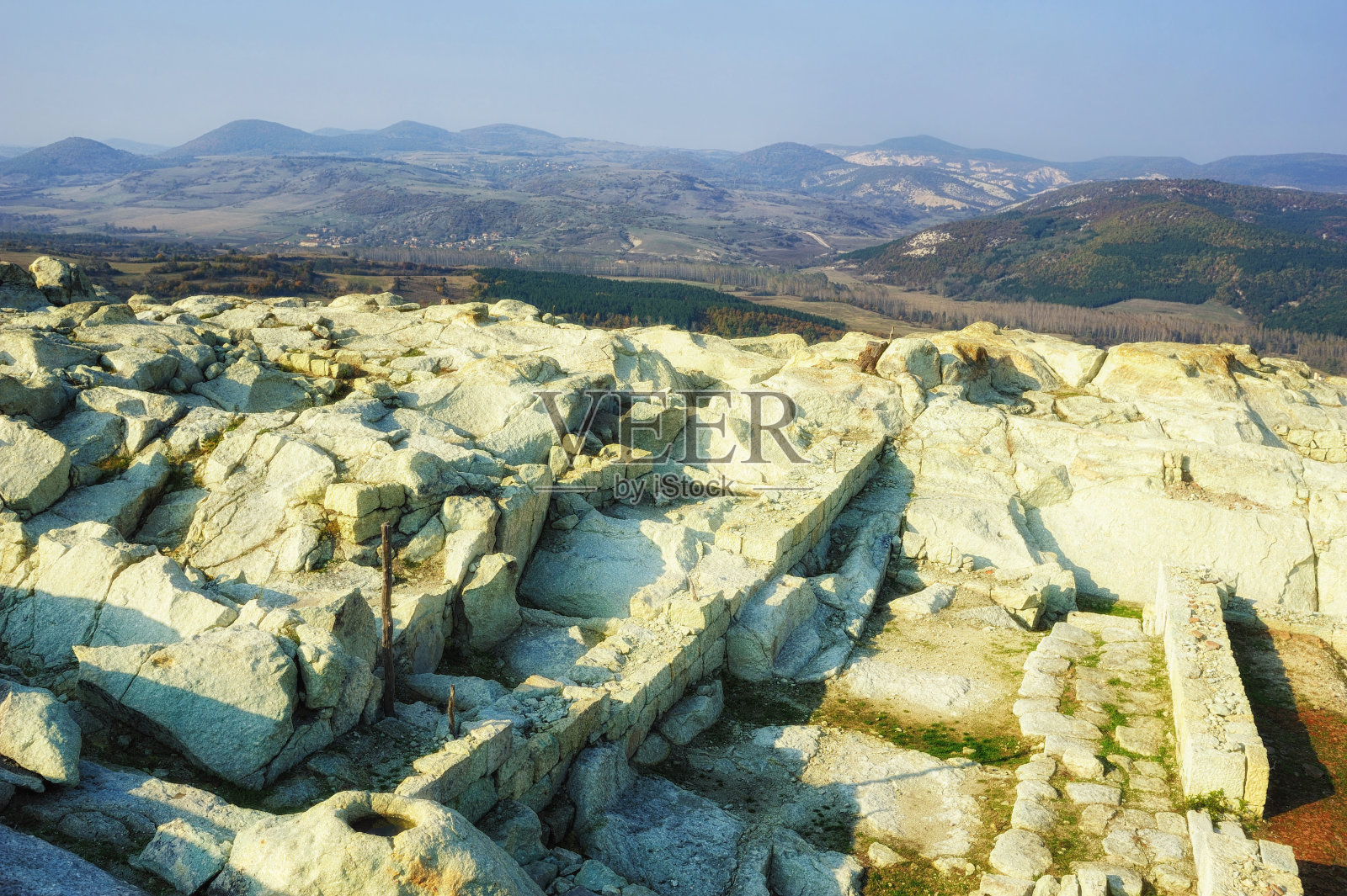佩佩里肯的古代色雷斯城市照片摄影图片