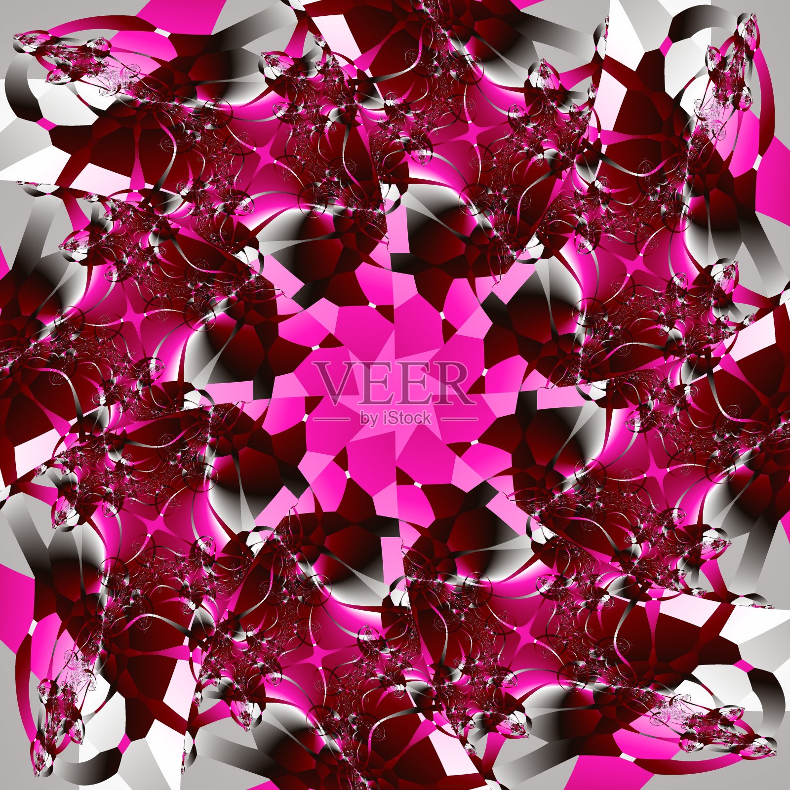 伞。循环模式。插画图片素材