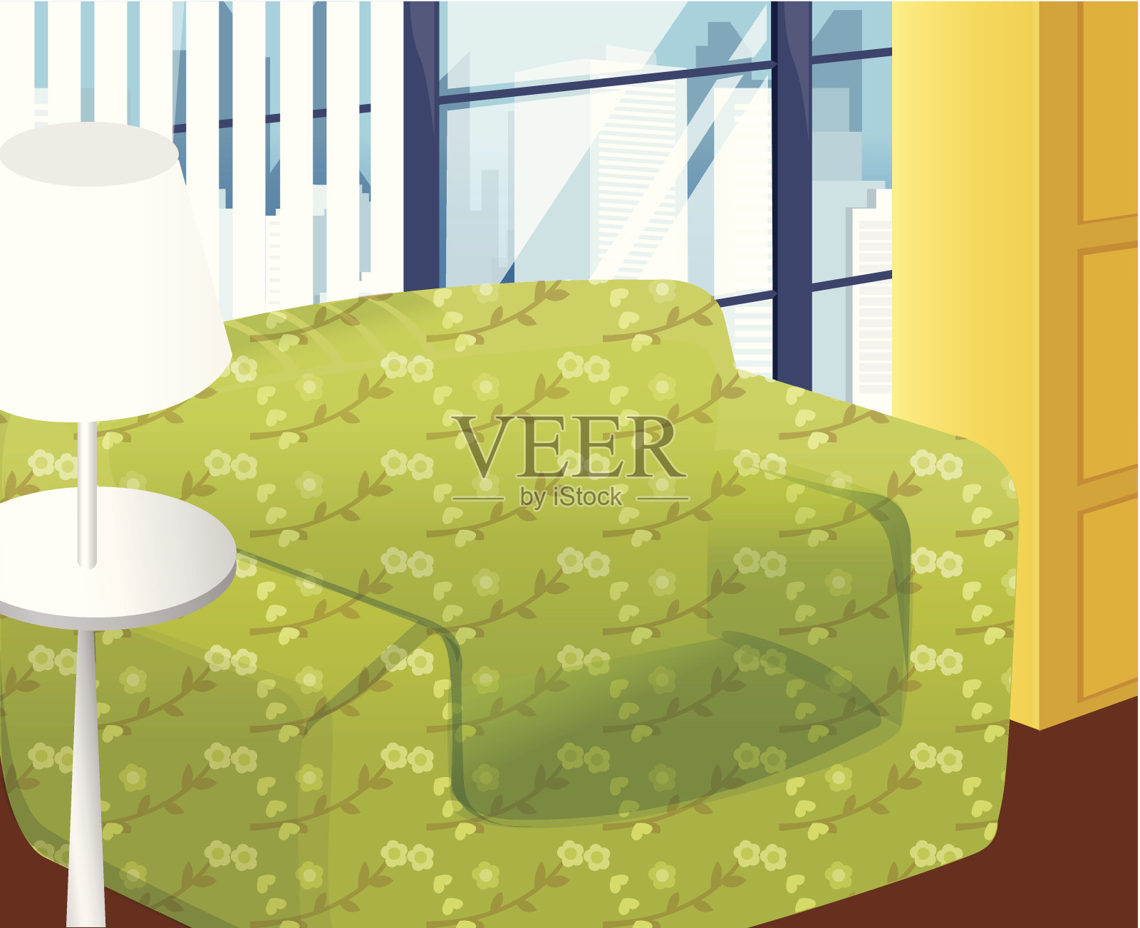 室内设计插画图片素材